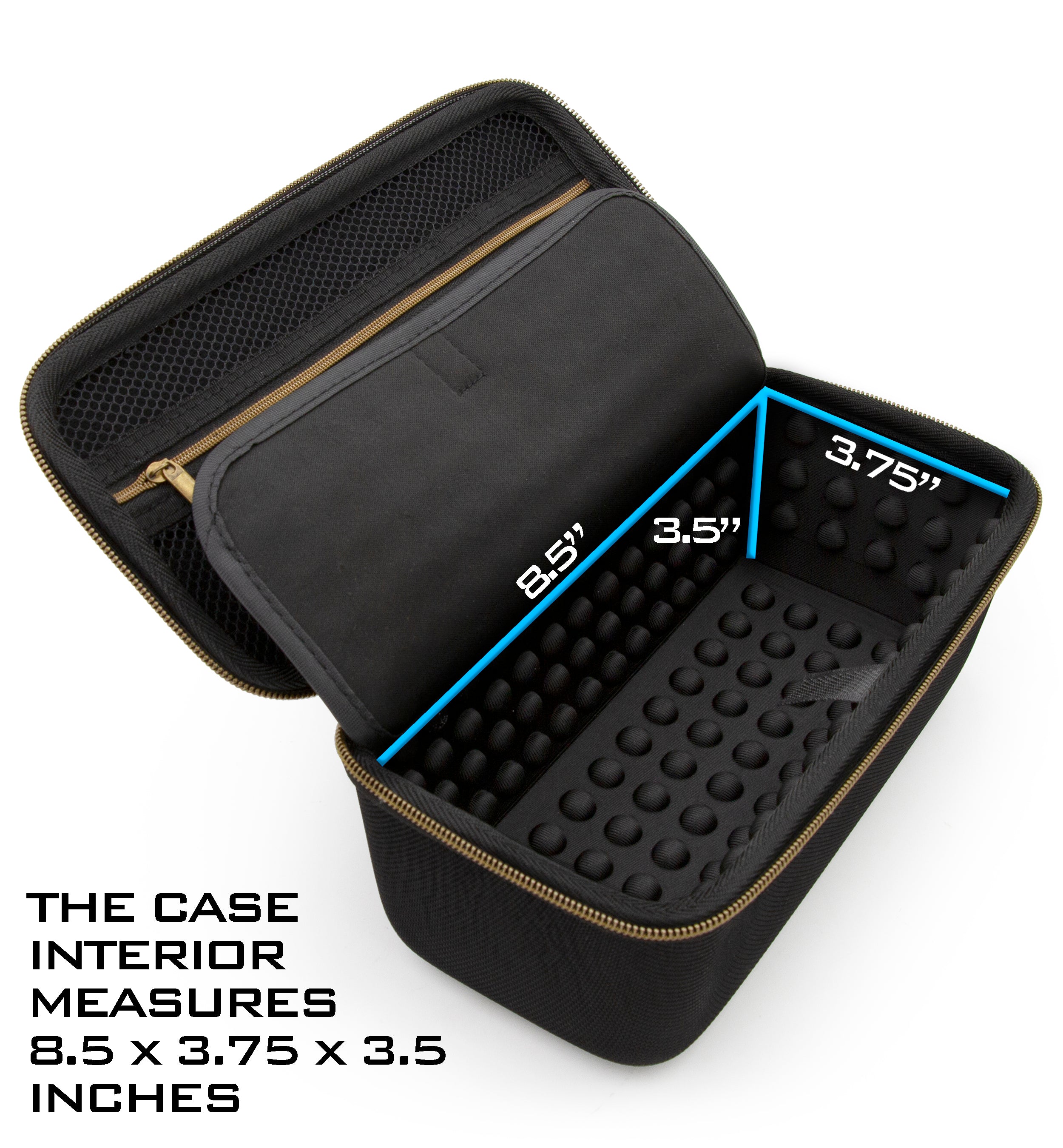 Travel Case Compatible with Tascam Portacapture X8 Audio Recorder XLR and Small Accessories - Includes Field Audio Recorder Case Only