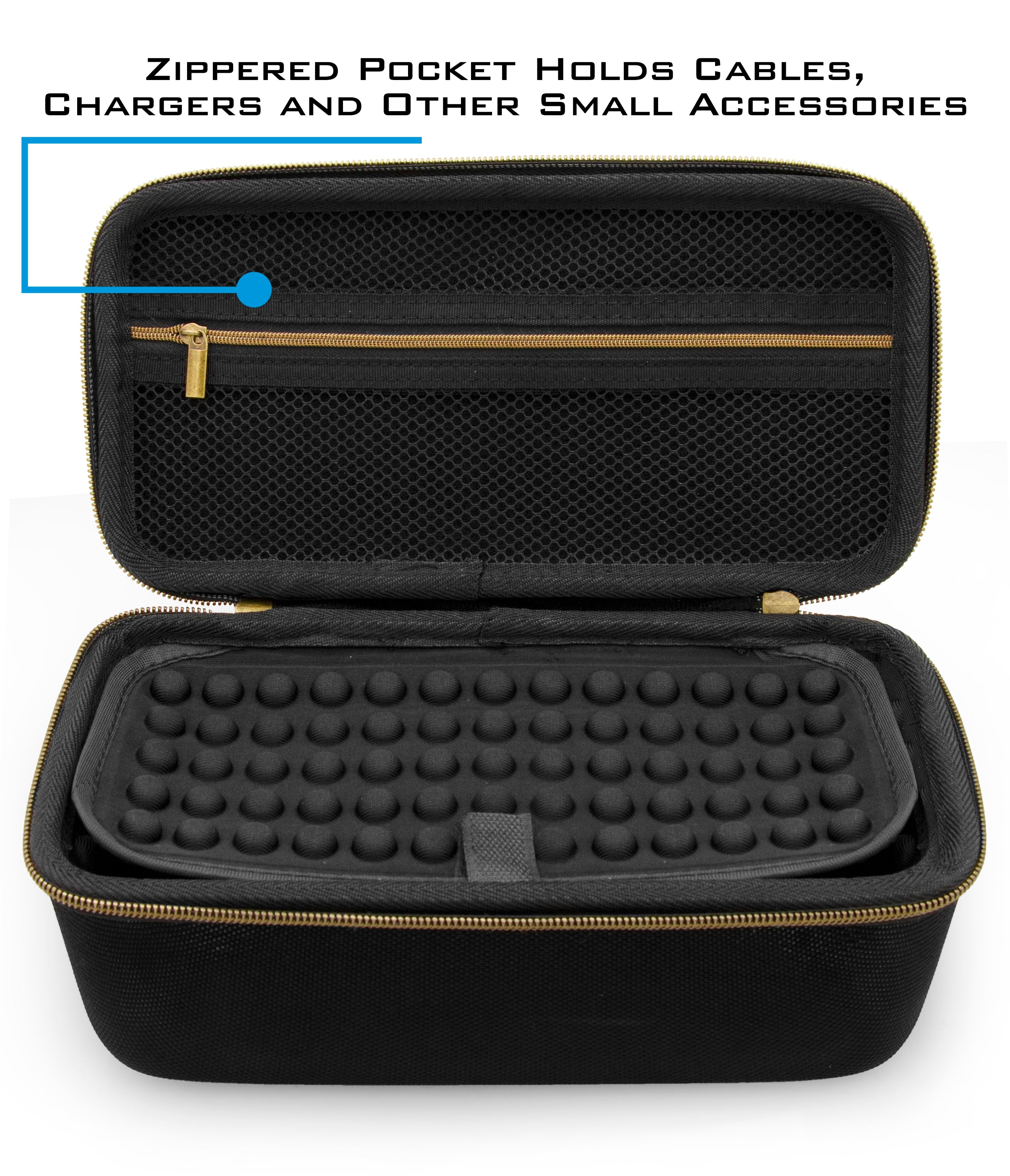 Travel Case Compatible with Tascam Portacapture X8 Audio Recorder XLR and Small Accessories - Includes Field Audio Recorder Case Only