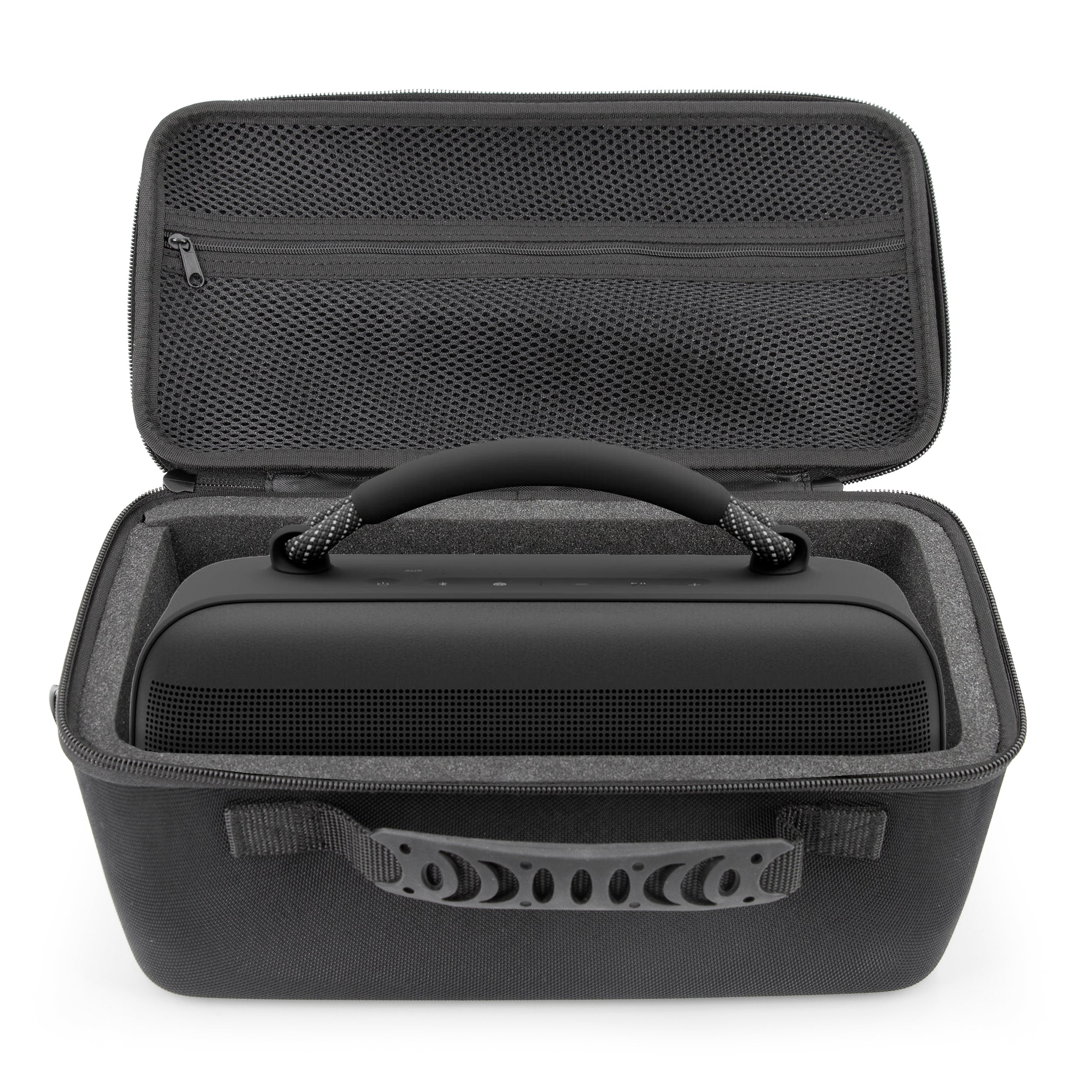 Travel Case Compatible with Bose Soundlink Max Portable Speaker - Rugged Hard-Shell Case with Foam and Shoulder Strap - Includes Case Only