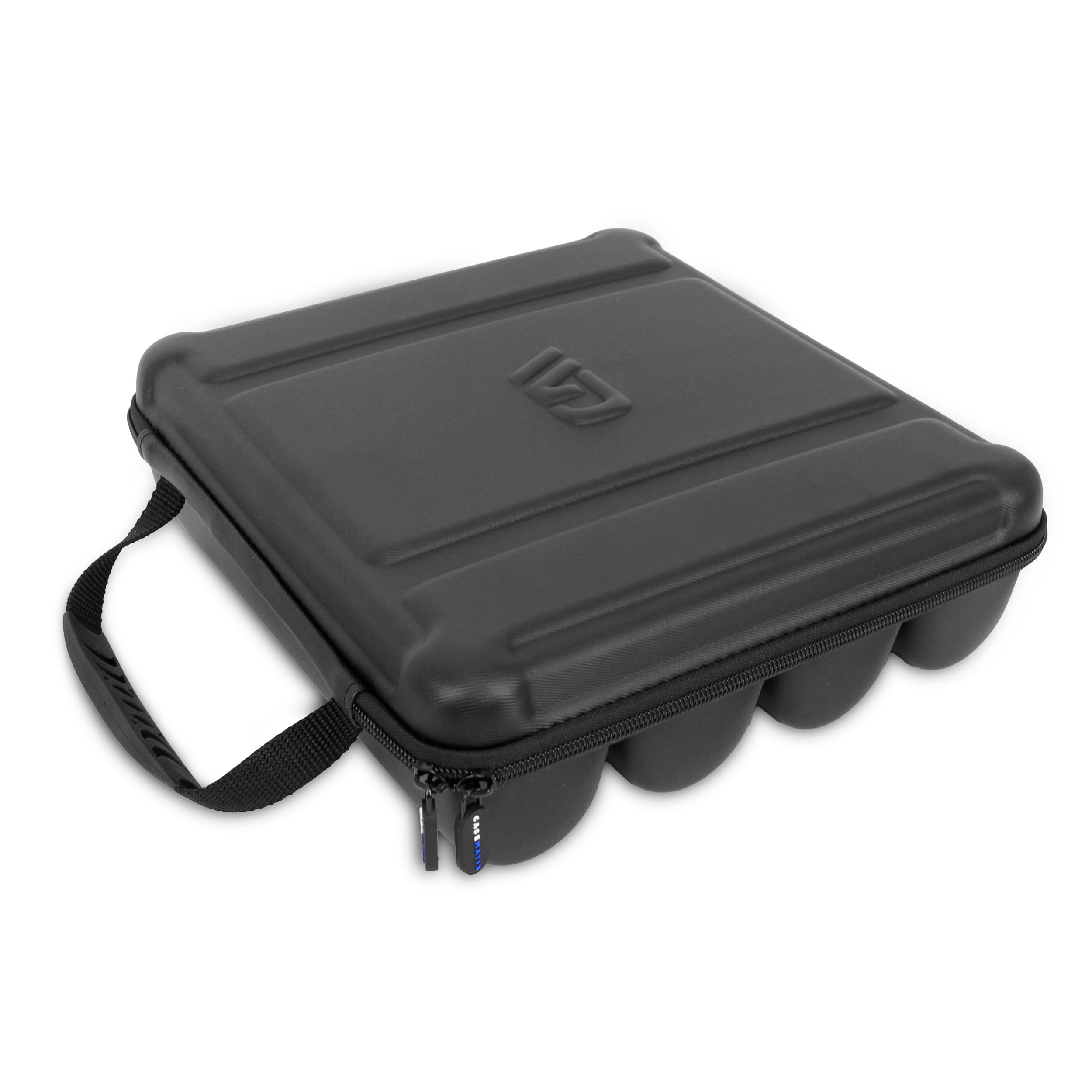 Wireless Microphone Case Compatible with Four Microphones Up To 10.75" by Sennheiser, Shure and More - Mic Case for Travel with Lid Storage