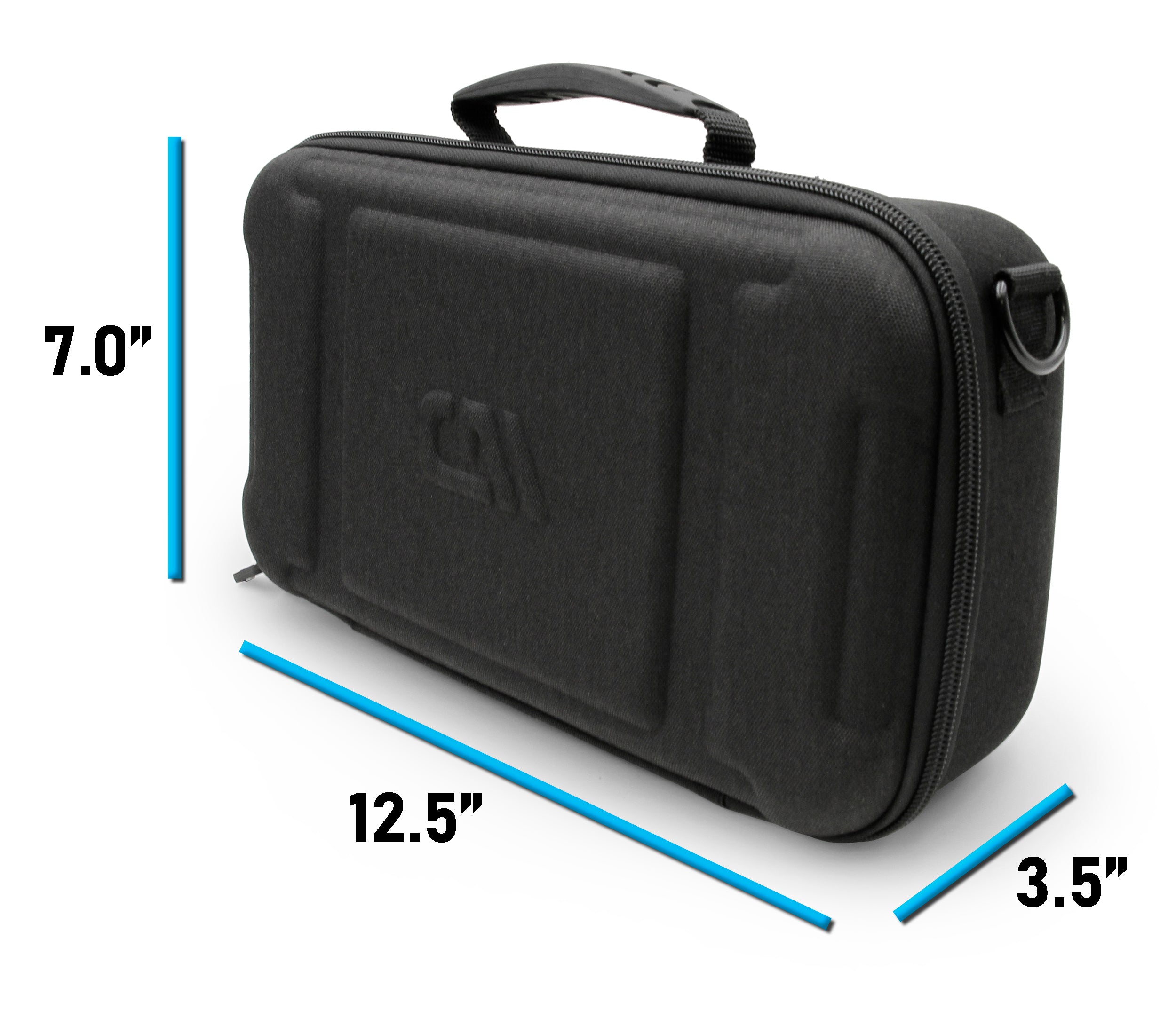 Audio Mixer Case Compatible With Behringer P16 Stage Mixer and P16-HQ Powerplay In Ear Accessories, Fits Mixers up to 12.0” x 6.0” x 2.5”