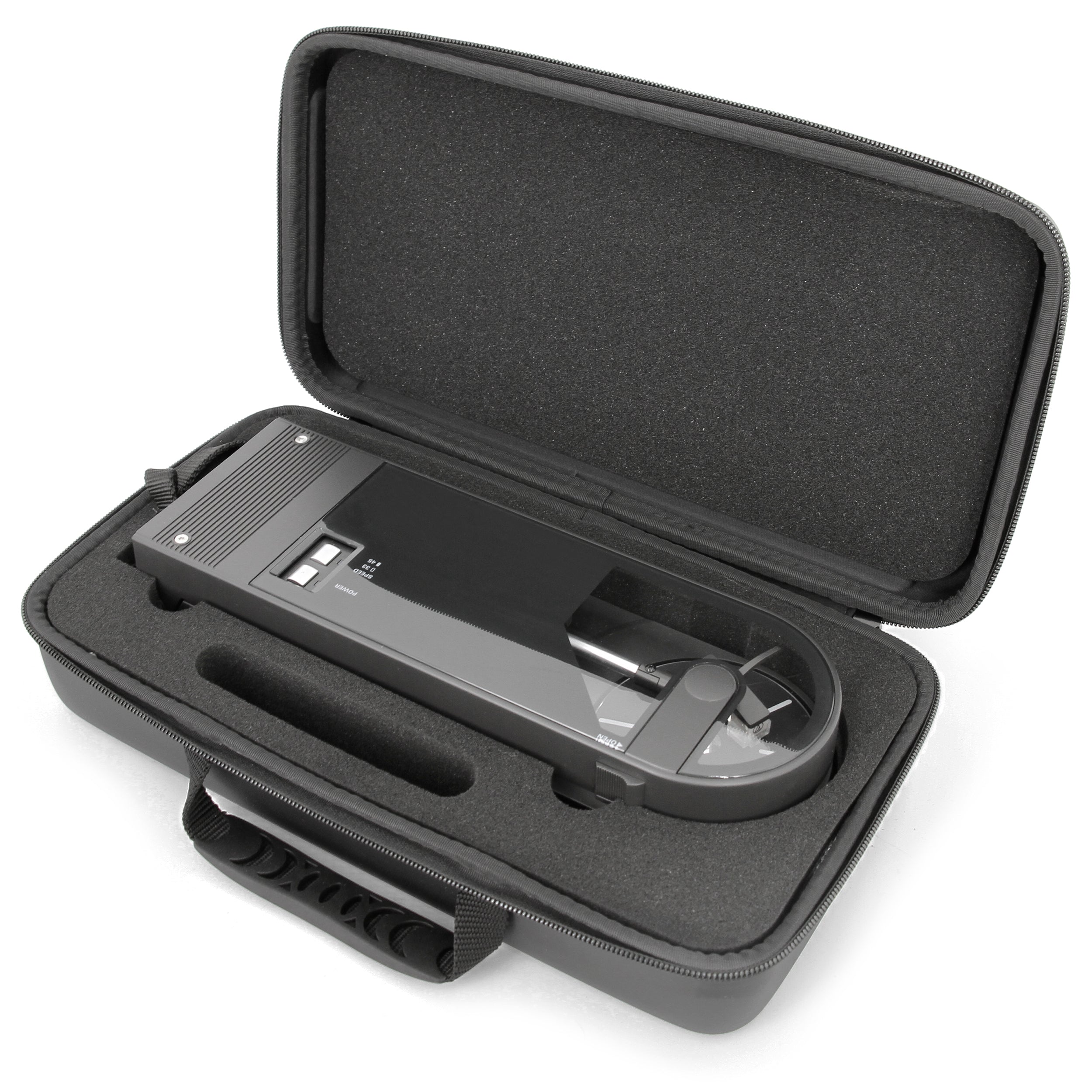 Carry Case Compatible with Audio Technica Turntable AT-SB727 Sound Burger Record Player with Custom Foam Designed To Hold Portable Turntable