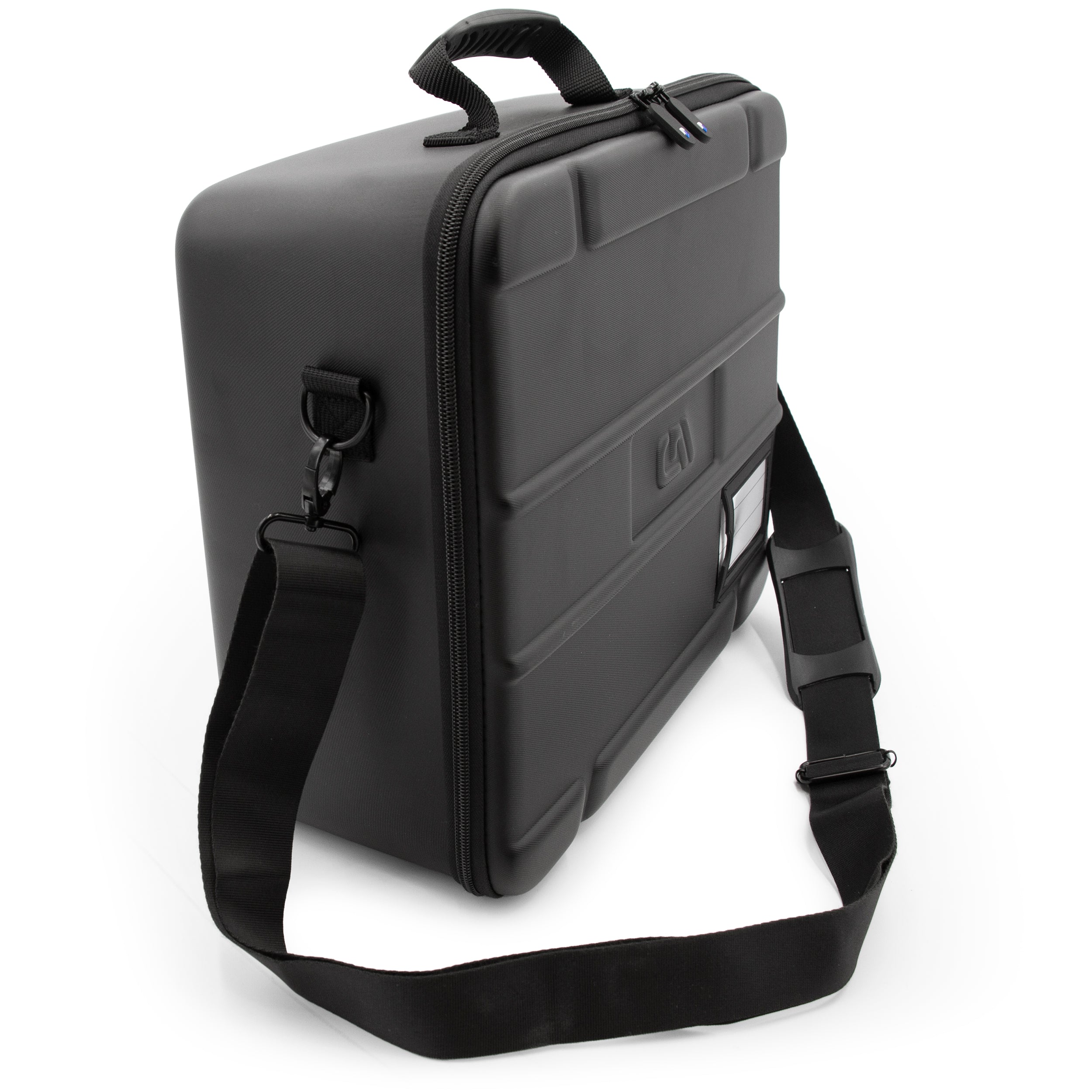 Gun Case Pistol Range Bag - Durable EVA Gun Bag with Two Layers of Customizable Foam for Up To 4 Handguns with Shoulder Strap