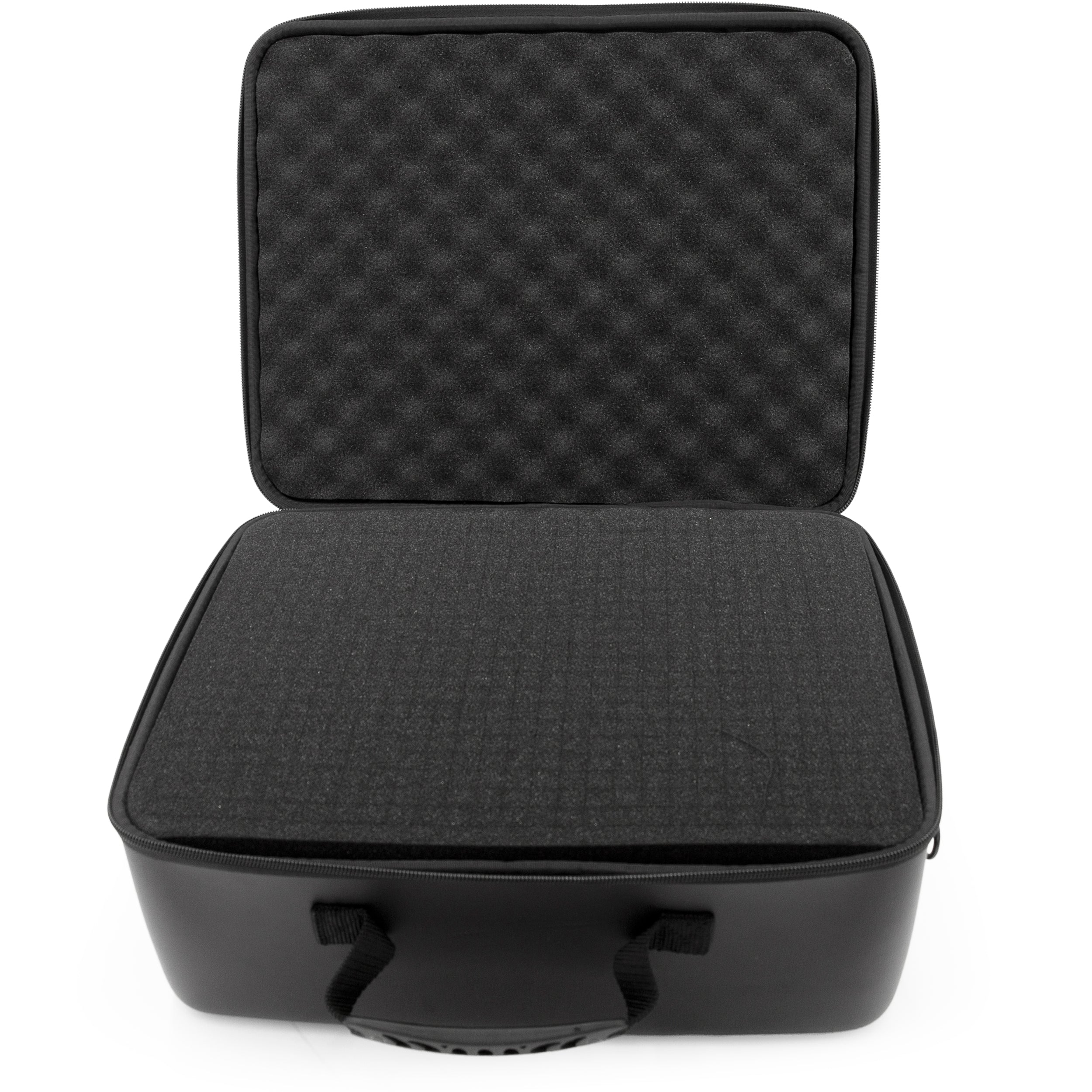 Mixer Case Compatible With Behringer Flow 8 or Xenyx 802s in Two Customizable Trays - Fits DJ Mixers and More up to 13.5" x 10.5" x 2.2"