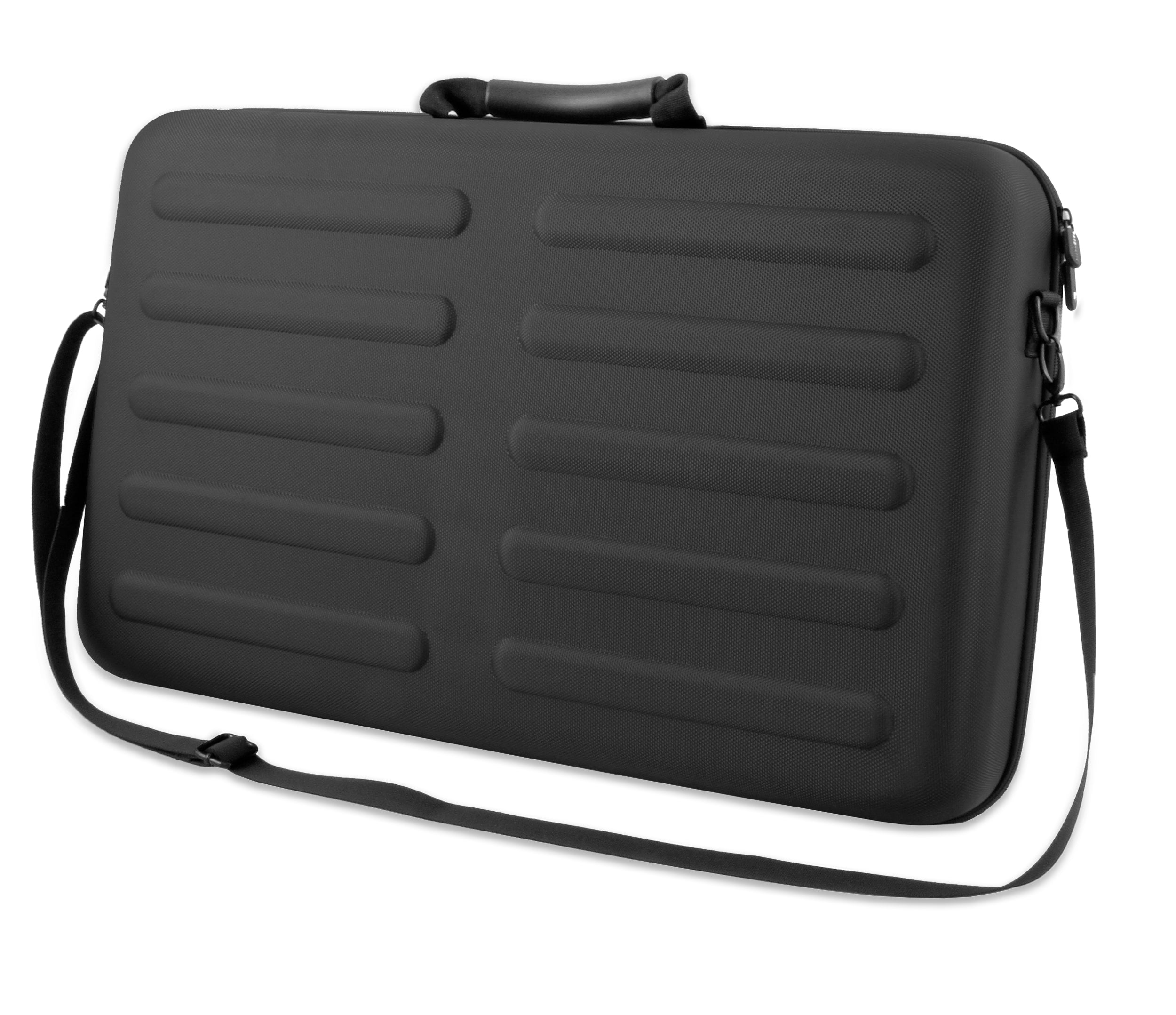 Portable Monitor Case for 15.6" to 24" Gaming Monitors - Hard Shell EVA Screen Cover with Padded Foam Fits Accessories for 15.6-17.3" Screens