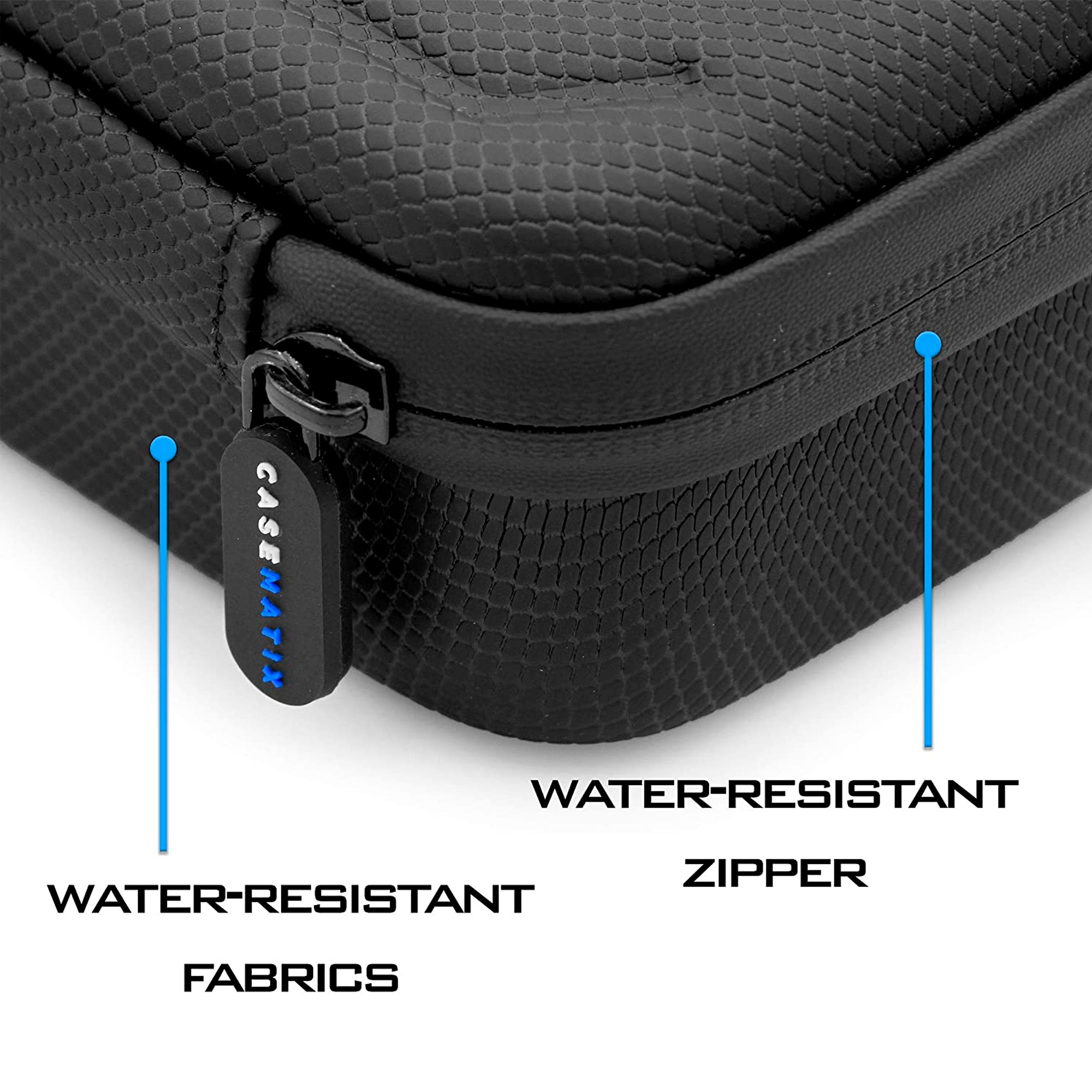 Carry Case Compatible with Moonbird Moonbuddy Guided Meditation and Breathing Device, USB-C Cable and More - Includes Black Case Only