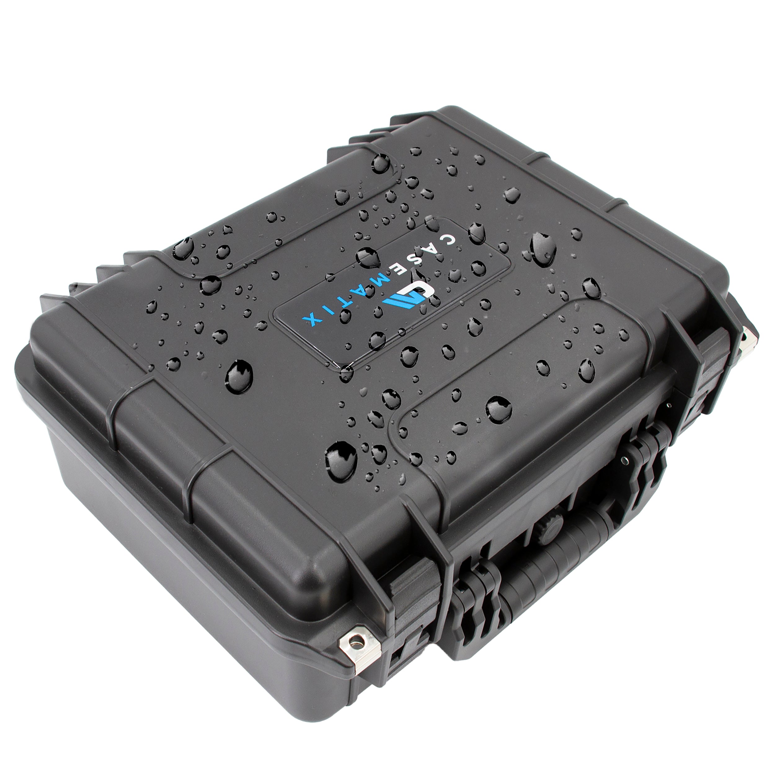 16" Waterproof Marine Case Compatible with Garmin Striker/Humminbird Helix/Lowrance - Airtight Protection with 4-Layer Customizable Foam System