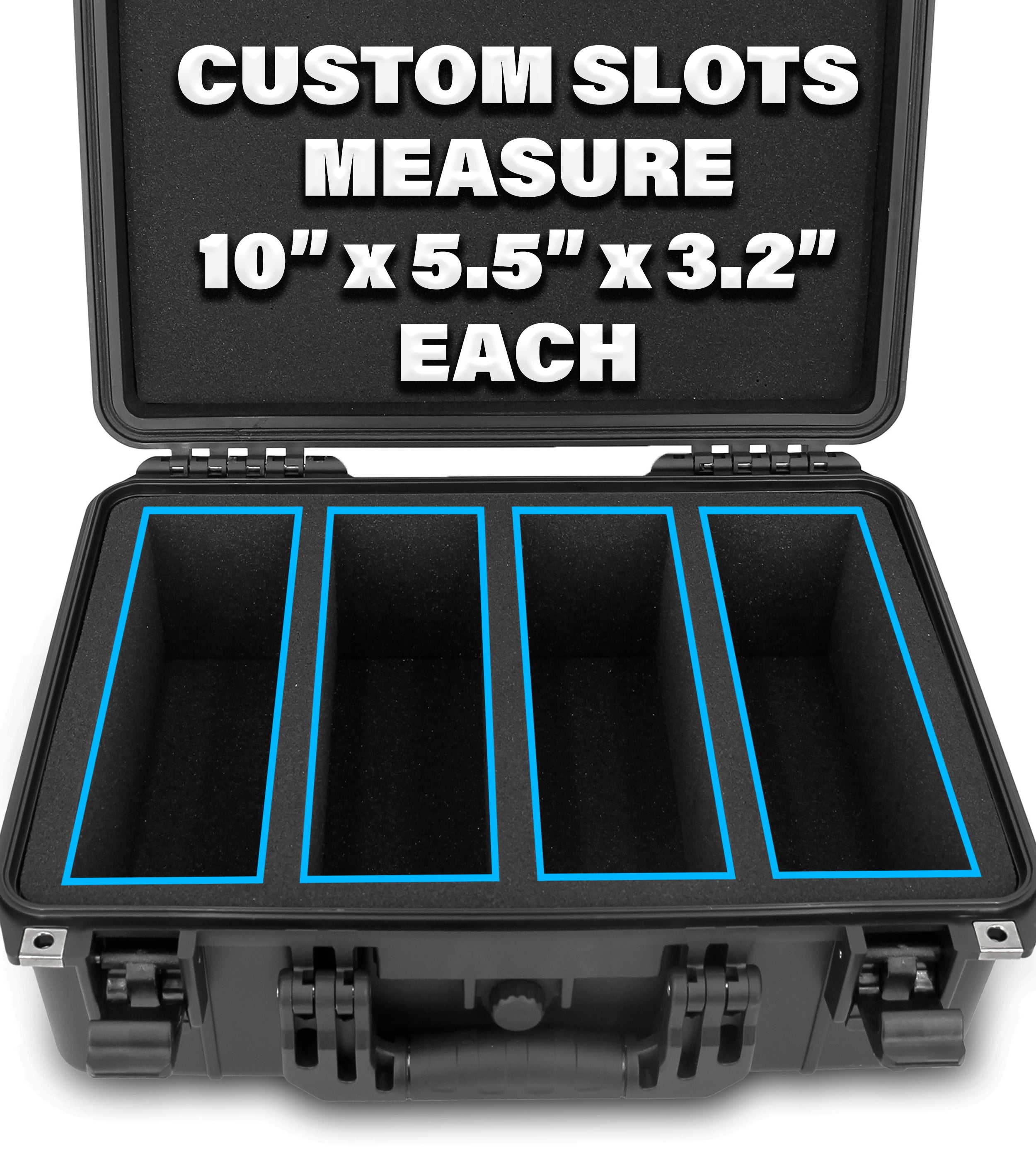Graded Card Case Compatible with 120+ BGS PSA FGS Graded Sports Trading Cards, Waterproof Graded Slab Card Storage Box