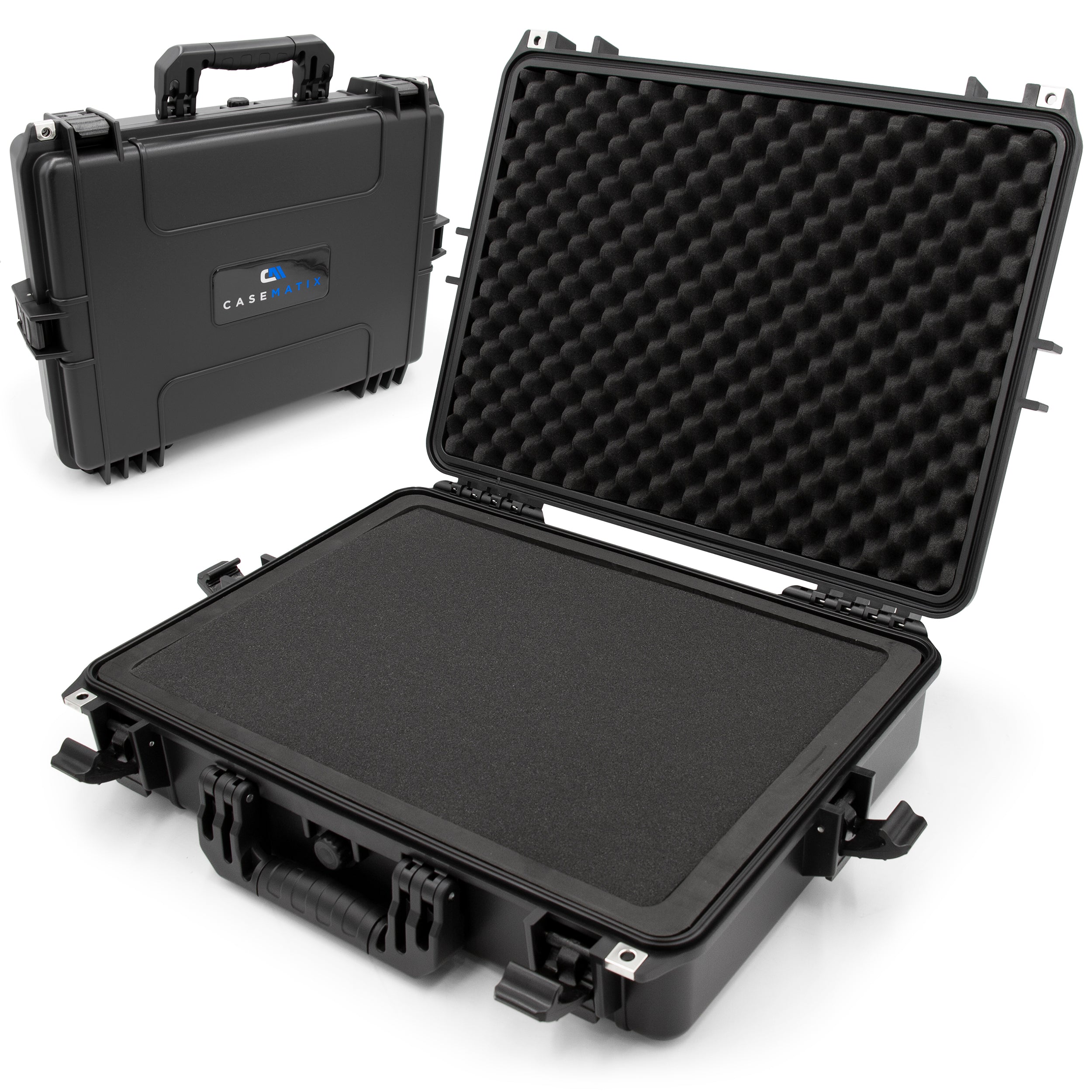 Waterproof Laptop Hard Case for 15-17 inch Gaming Laptops and Accessories - Crushproof Heavy Duty Laptop Case for 15.6 and 17.3 inch Laptops