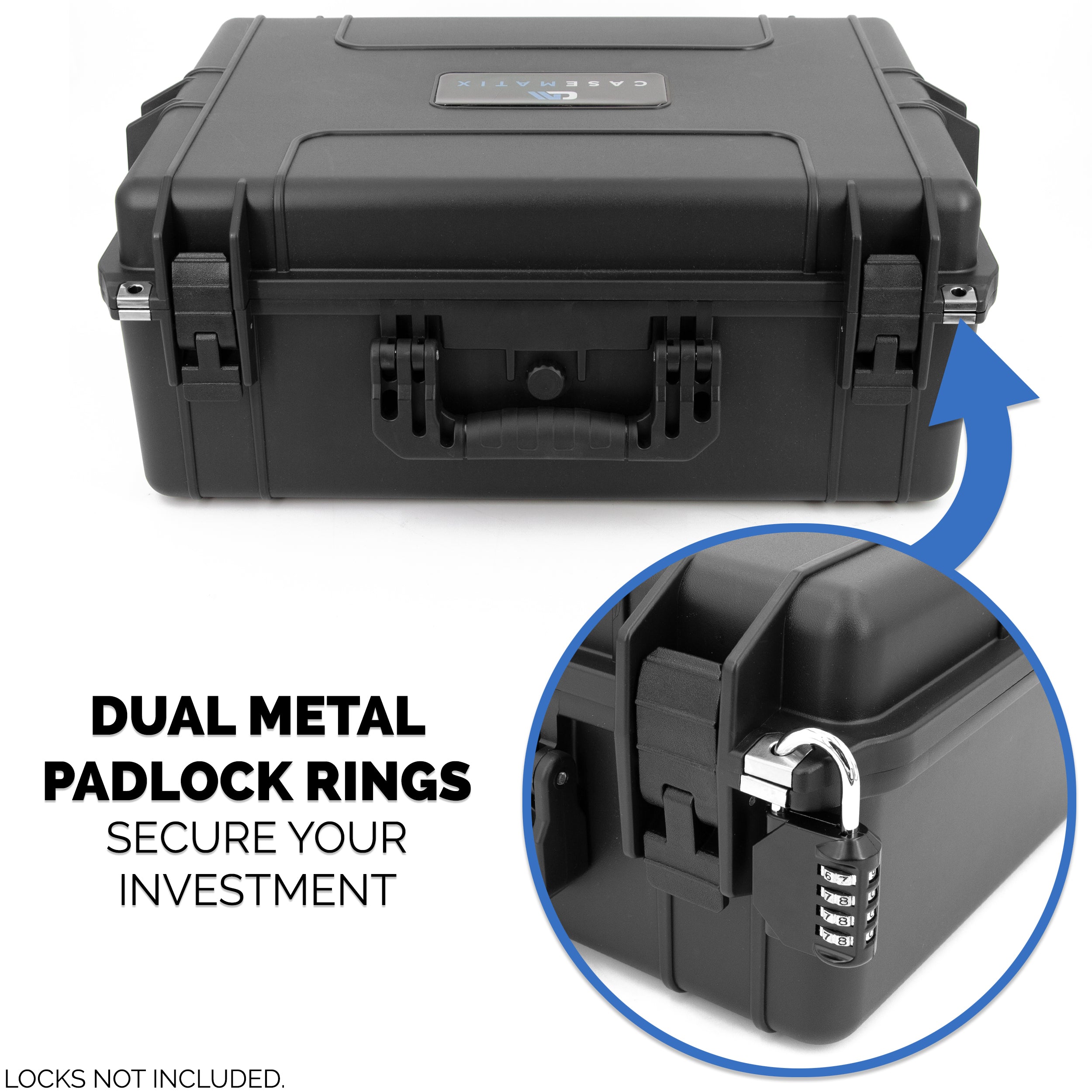 Travel Case Compatible With PlayStation 5 Pro & PS5 Pro Disc Drive - Hard Shell Waterproof Case with Custom Foam for Console and PS5 Pro Accessories