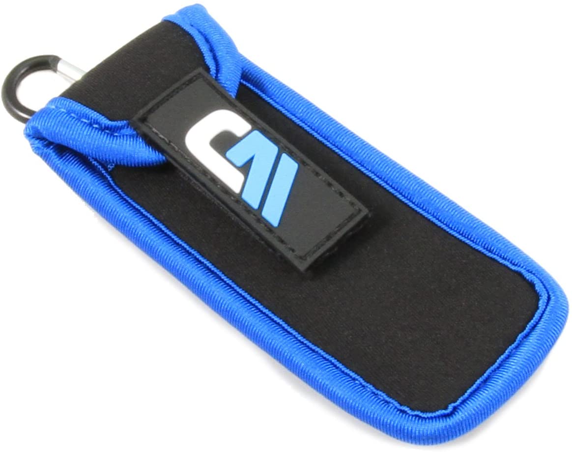 Swiss Army Knife Pouch with Belt Clip - Neoprene Protection for Victorinox and Other Foldable Knives up to 4" - Includes Carabiner