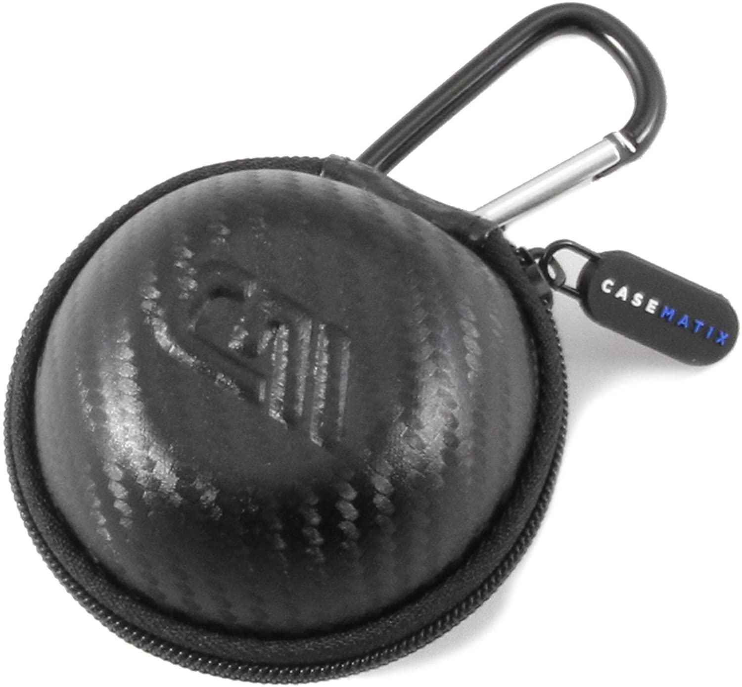 Hard Shell Travel Case Compatible with 100 Sided Dice D100 Dice with Non-Scratch Interior, Foam Pad and Metal Carabiner - Dice Not Included
