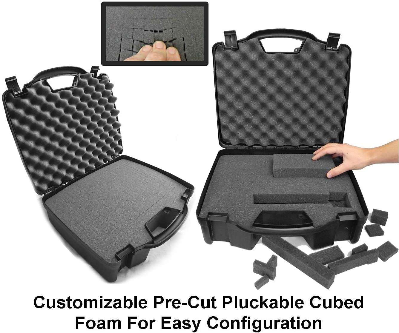 Studio Travel Case Compatible with USB Desktop Stereo Recorders Focusrite Scarlett 2i2, 6i6, 2i4, 18i8, Solo Compact USB Audio Interfaces