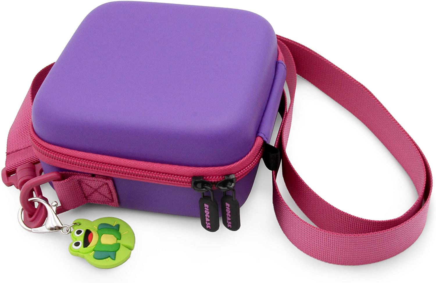 Retro Gaming Console Case - Protective Storage for HigoKids QS4, MadeMax & E-MODS RS-1 (4.5") - Green or Purple