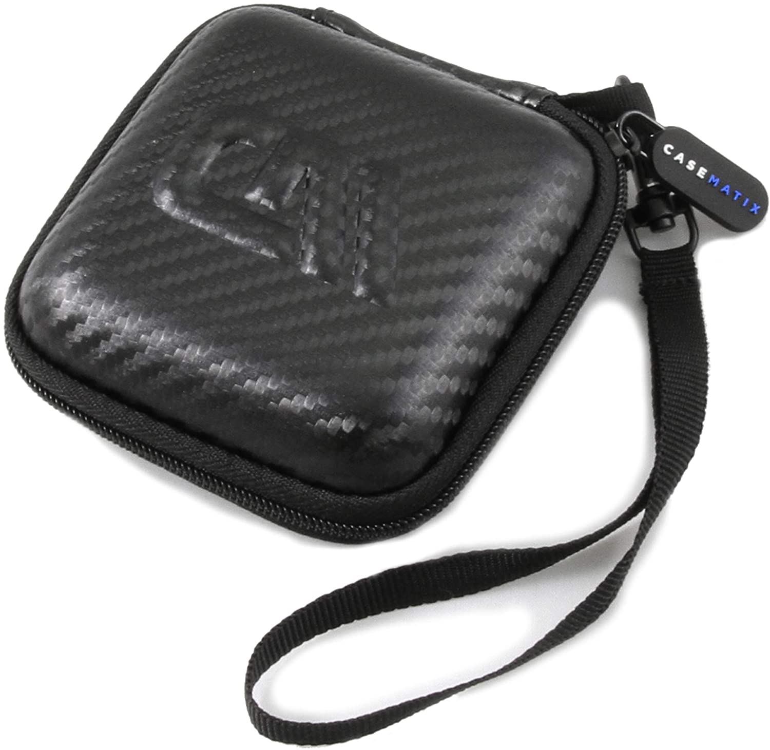 Protective Travel Case Compatible with MagSafe Duo Charger and Cable - Hard Shell Carrier with Wrist Strap and Reinforced Zipper - Case Only