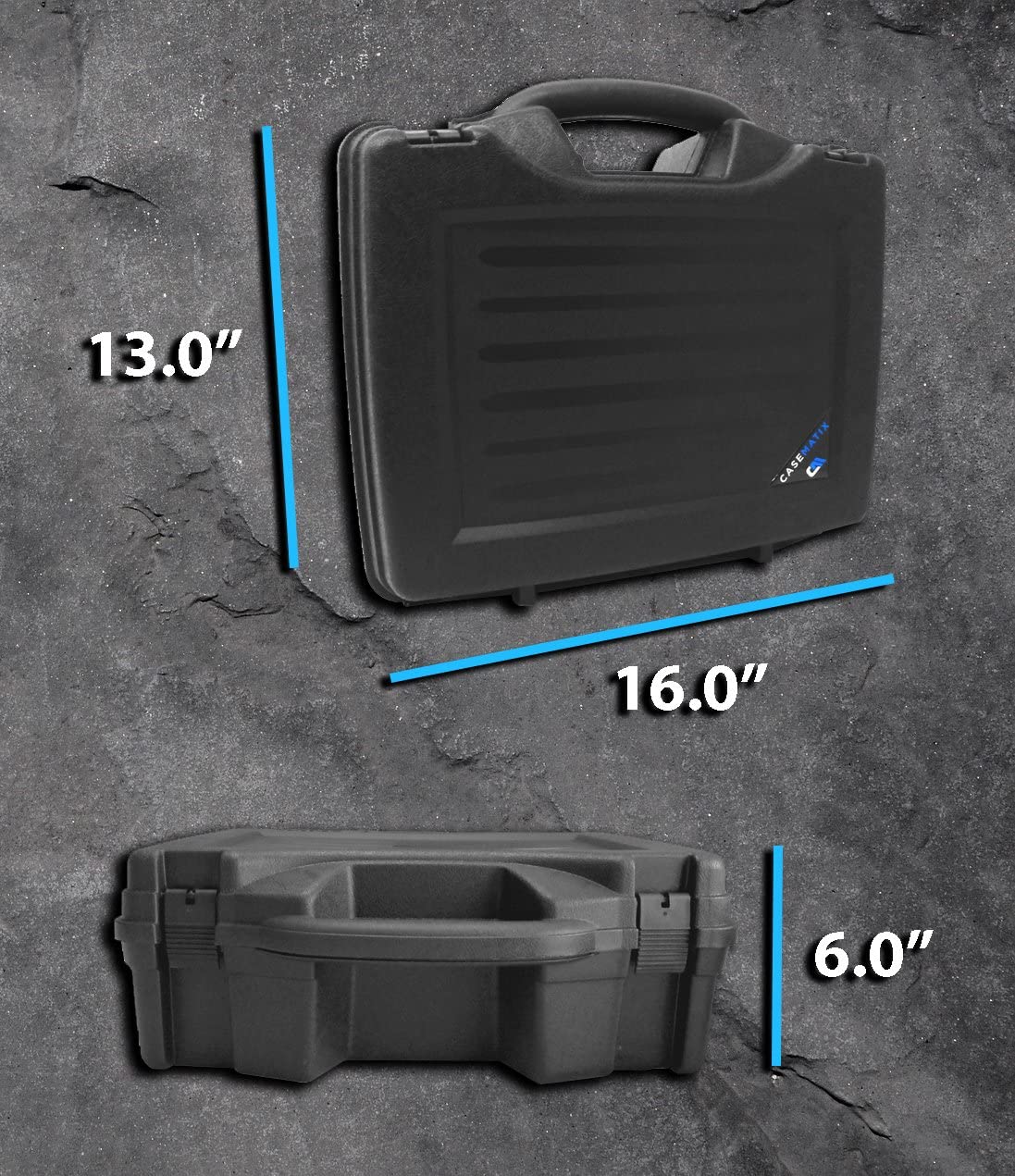 Portable Printer Carry Case for HP Officejet 200 Wireless Mobile Printer - Customizable Tri-layer Foam Protection