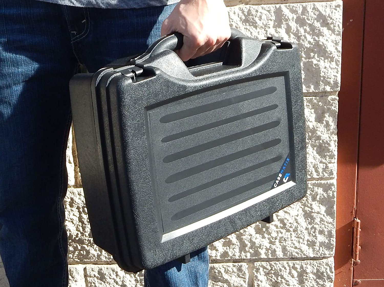 Portable Printer Carry Case for HP Officejet 200 Wireless Mobile Printer - Customizable Tri-layer Foam Protection