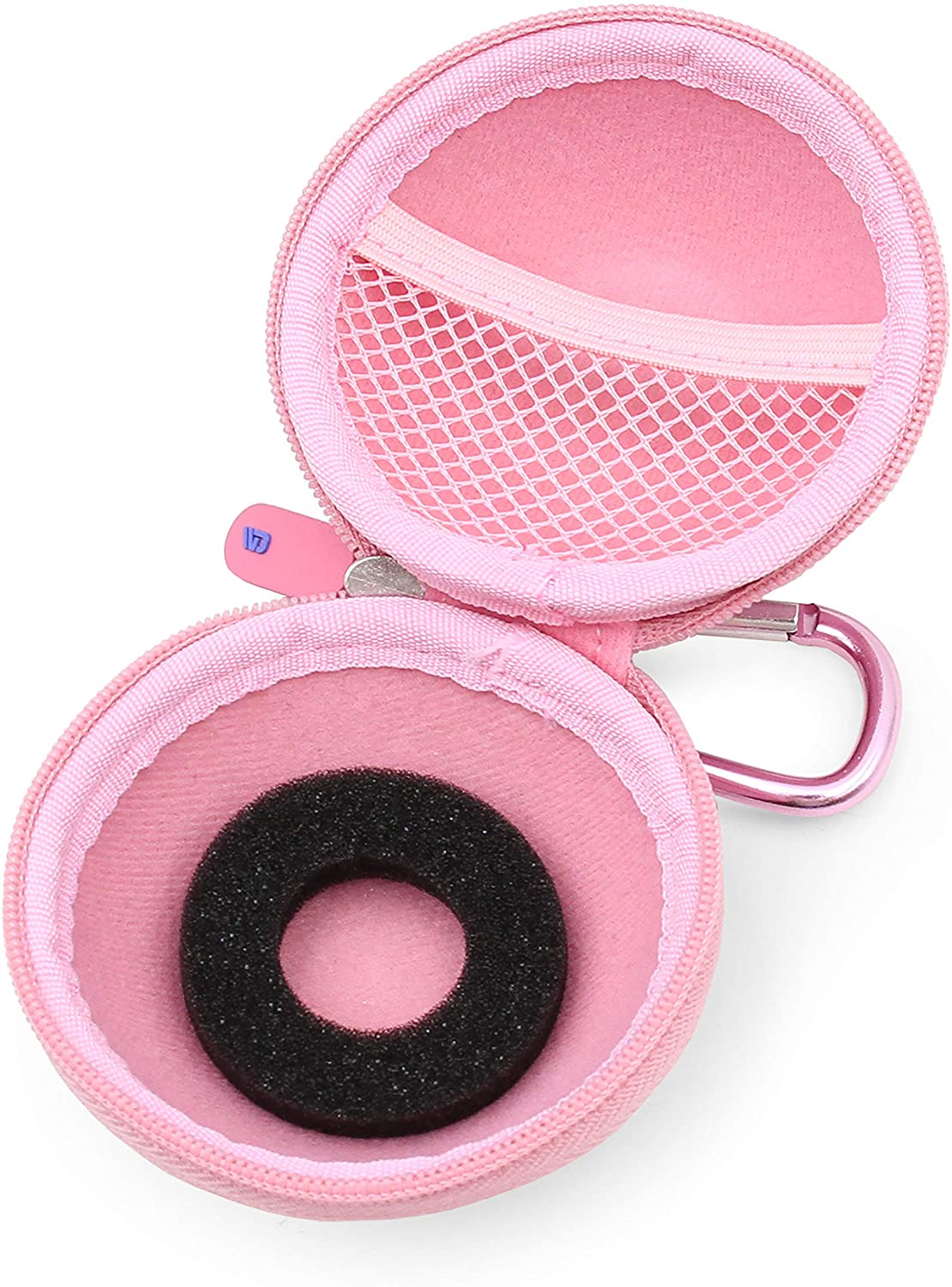 Carry Case fits Verizon Gizmo Watch for Kids, VTech Kidizoom Smartwatch Dx2 - Protective Travel Case with Accessory Pouch and Carabiner for Backpack - Includes Case Only (Pink)