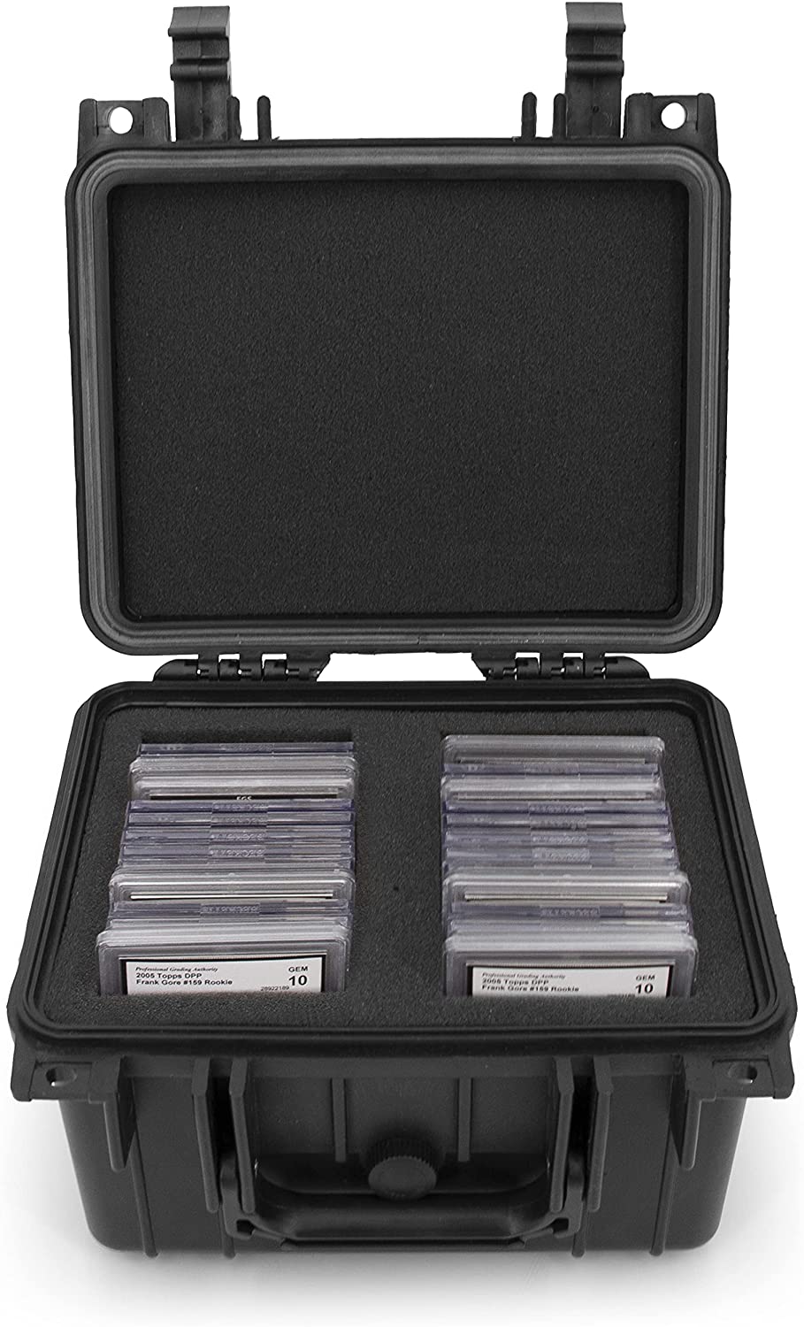 Graded Card Case Compatible with 30+ BGS PSA FGS Graded Sports Trading Cards, Custom Waterproof Graded Slab Card Storage