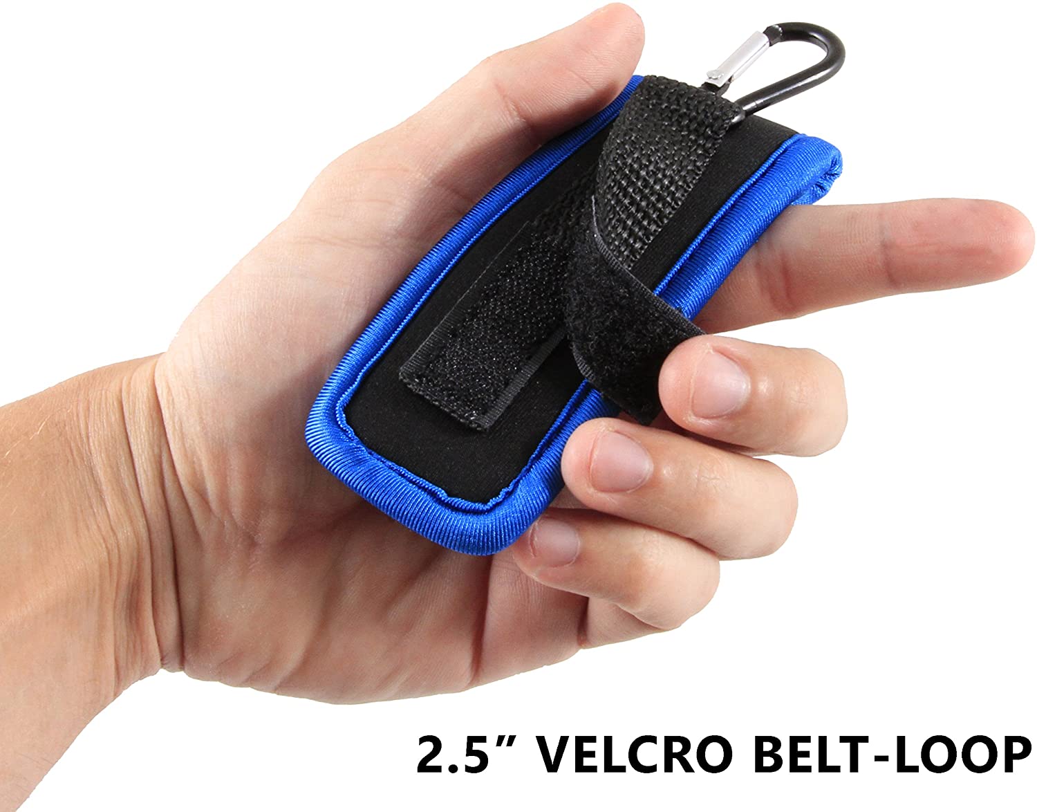 Swiss Army Knife Pouch with Belt Clip - Neoprene Protection for Victorinox and Other Foldable Knives up to 4" - Includes Carabiner