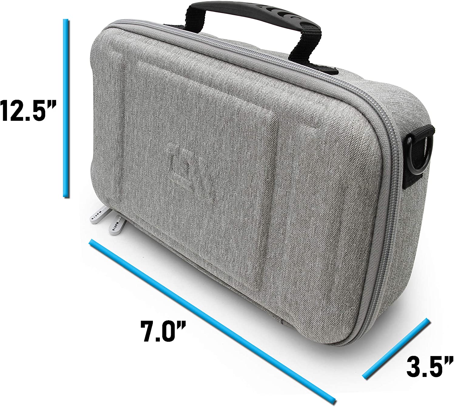 Travel Case Compatible with up to 3 Otamatone Regular or Neo Instruments - Travel Case with Shoulder Strap and Accessory Storage, Case Only