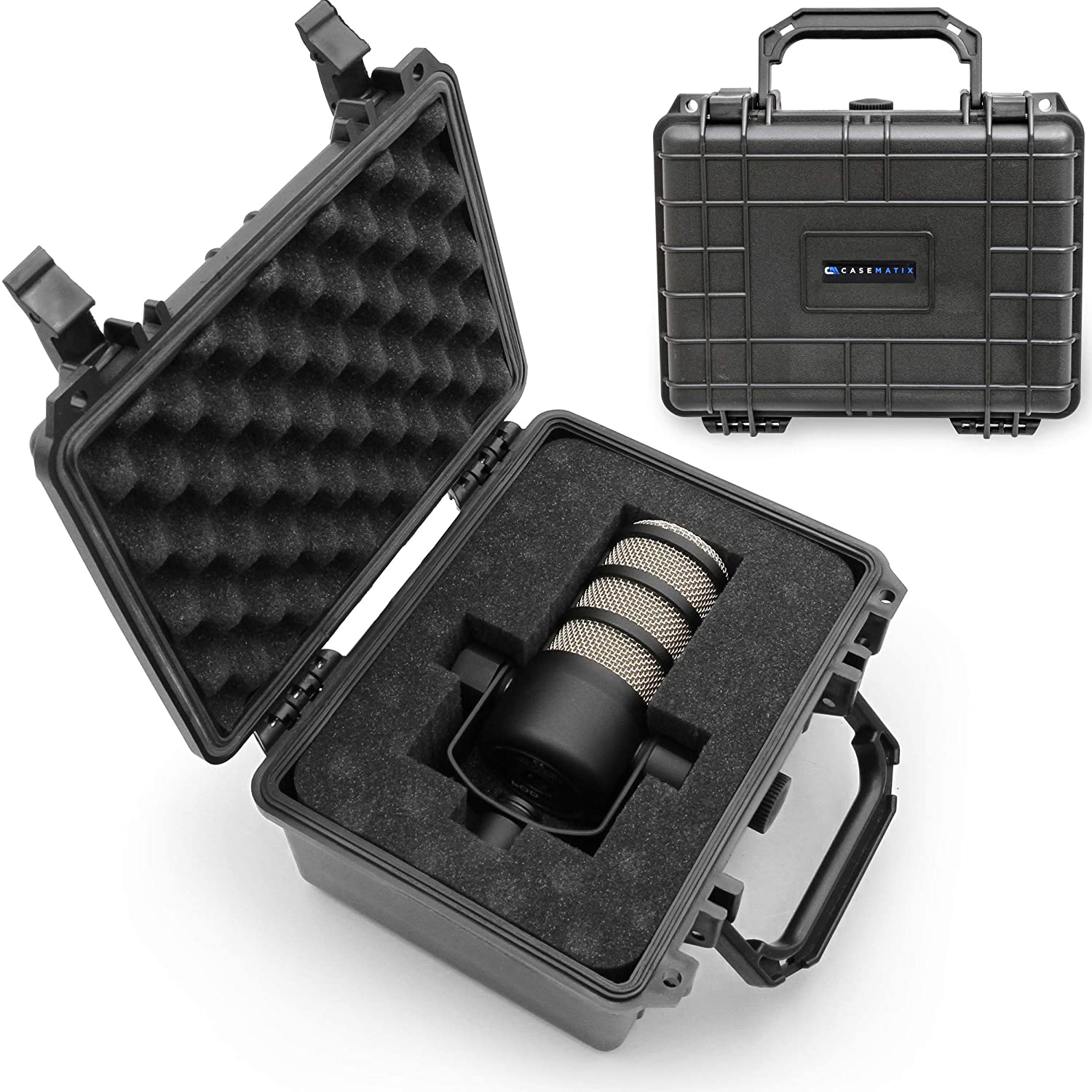 Waterproof Case Compatible With Rode Podmic Podcasting Microphone Pod Mic