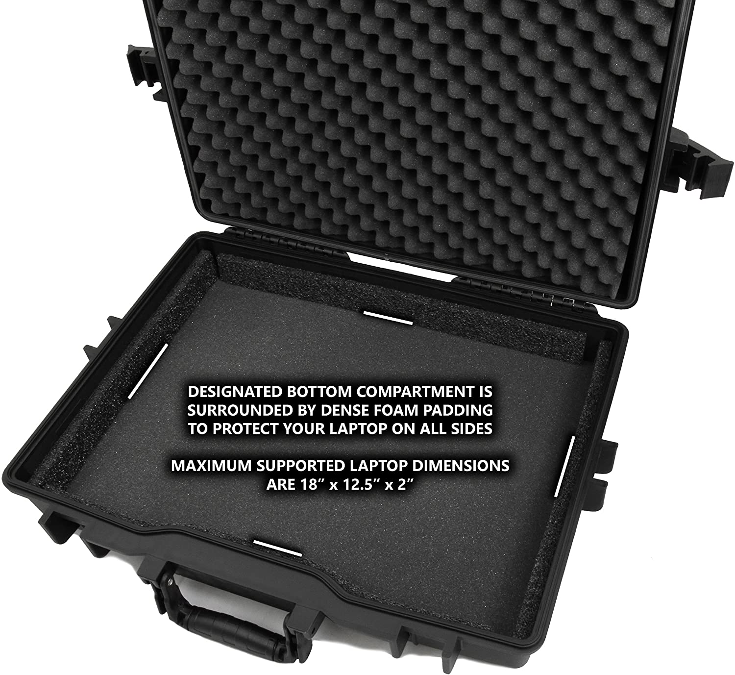 17" Elite Custom Waterproof Laptop Case Compatible with Acer Predator Helios 300, Helios 500, Nitro 5 and More Gaming Laptops 15.6"-17.3"