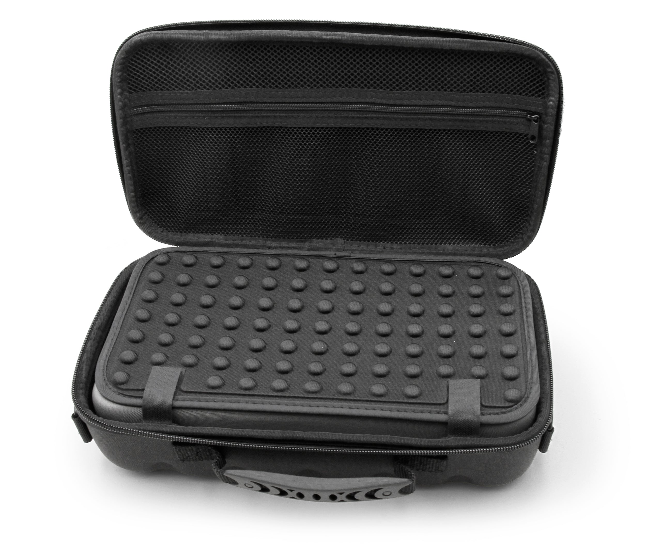 12.75" Hard Shell EVA Travel Case with Shoulder Strap and Padded Divider - Fits Accessories up to 11.5" x 5.5" x 2"
