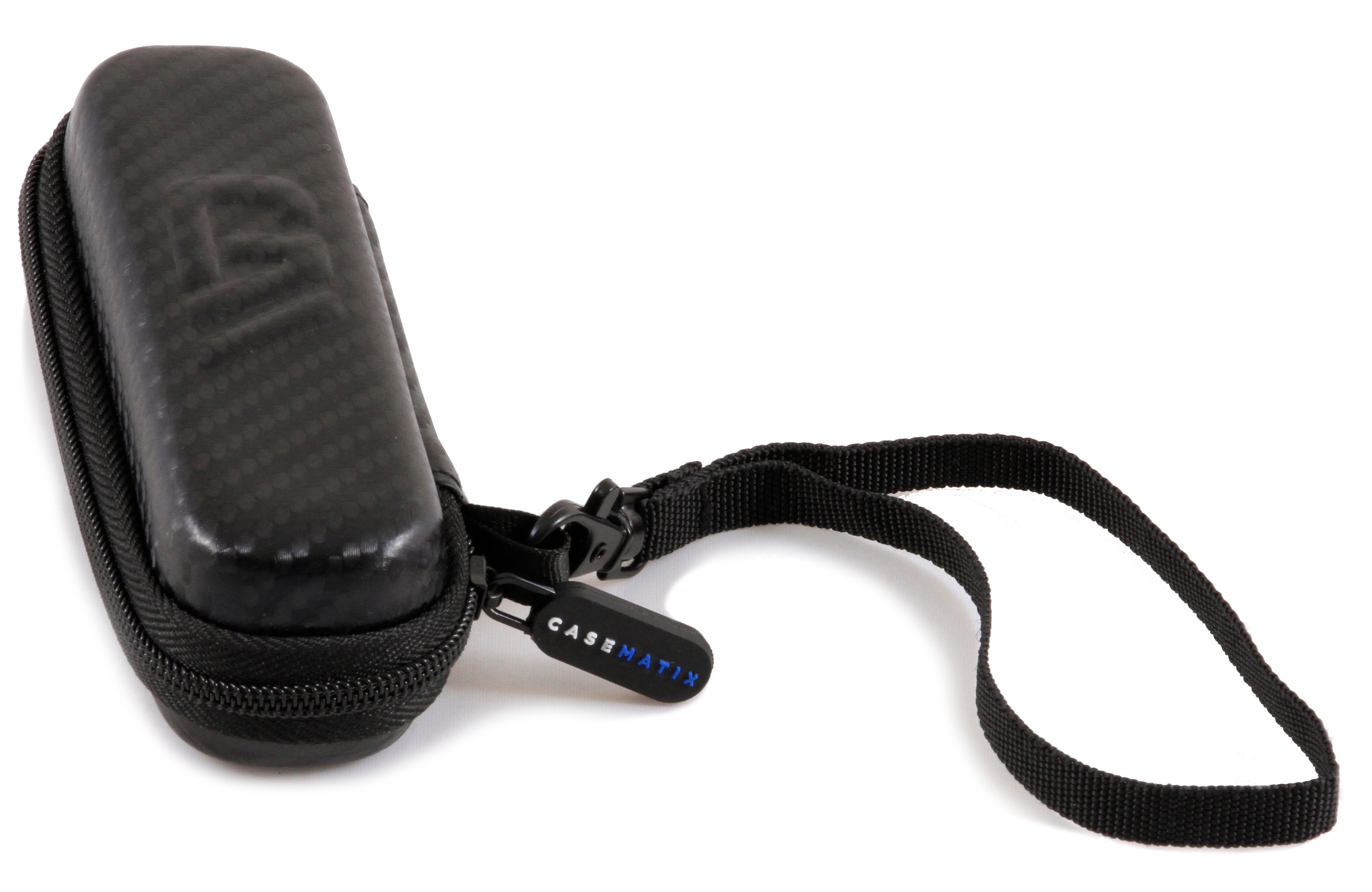 5.25" Hard Shell EVA Travel Case with Carabiner Clip - Fits Accessories up to 2.5" x 2.5" x 1"