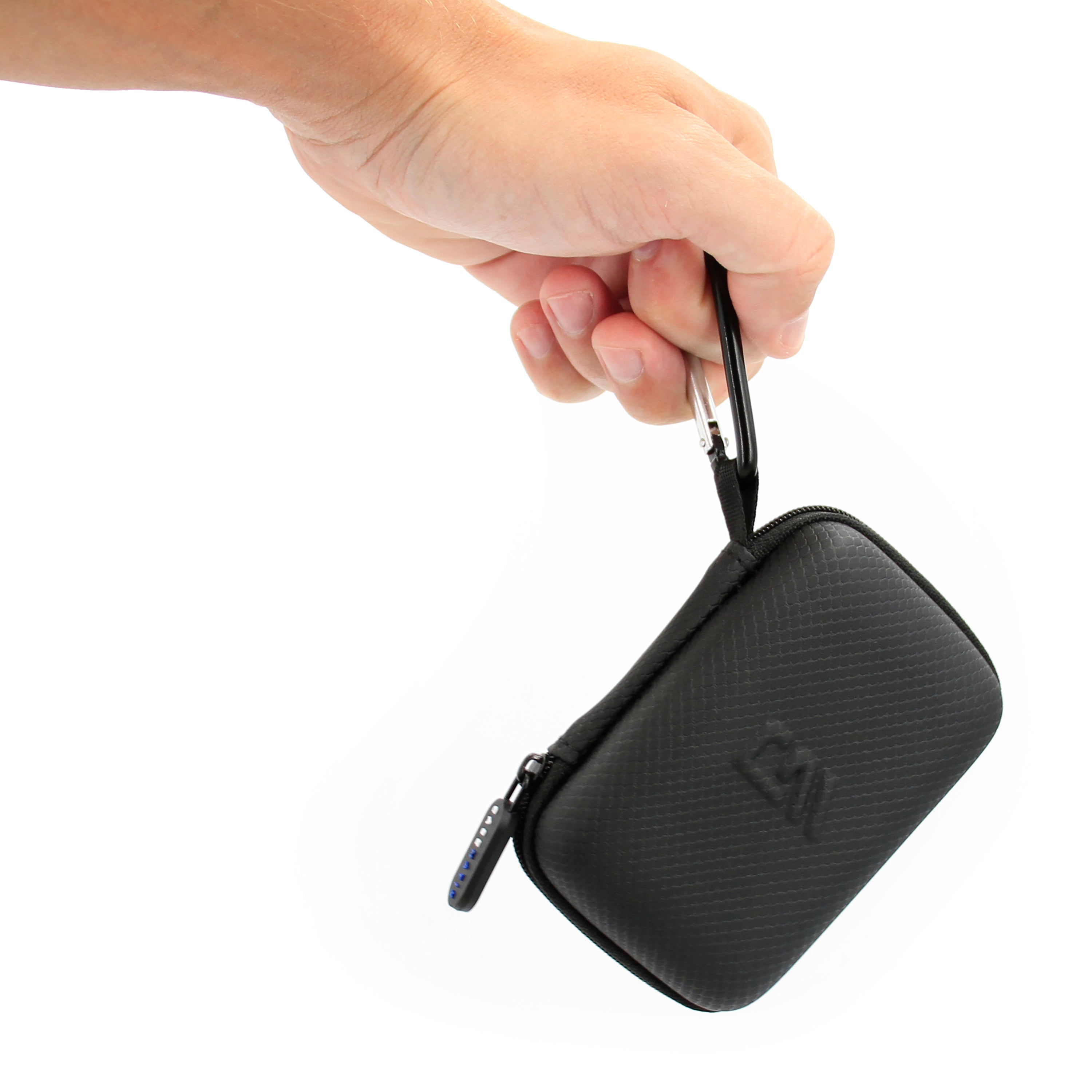 Clip On Carry Case Compatible With Peloton Heart Rate Monitor Armband and Charging Adapter, Includes Case Only