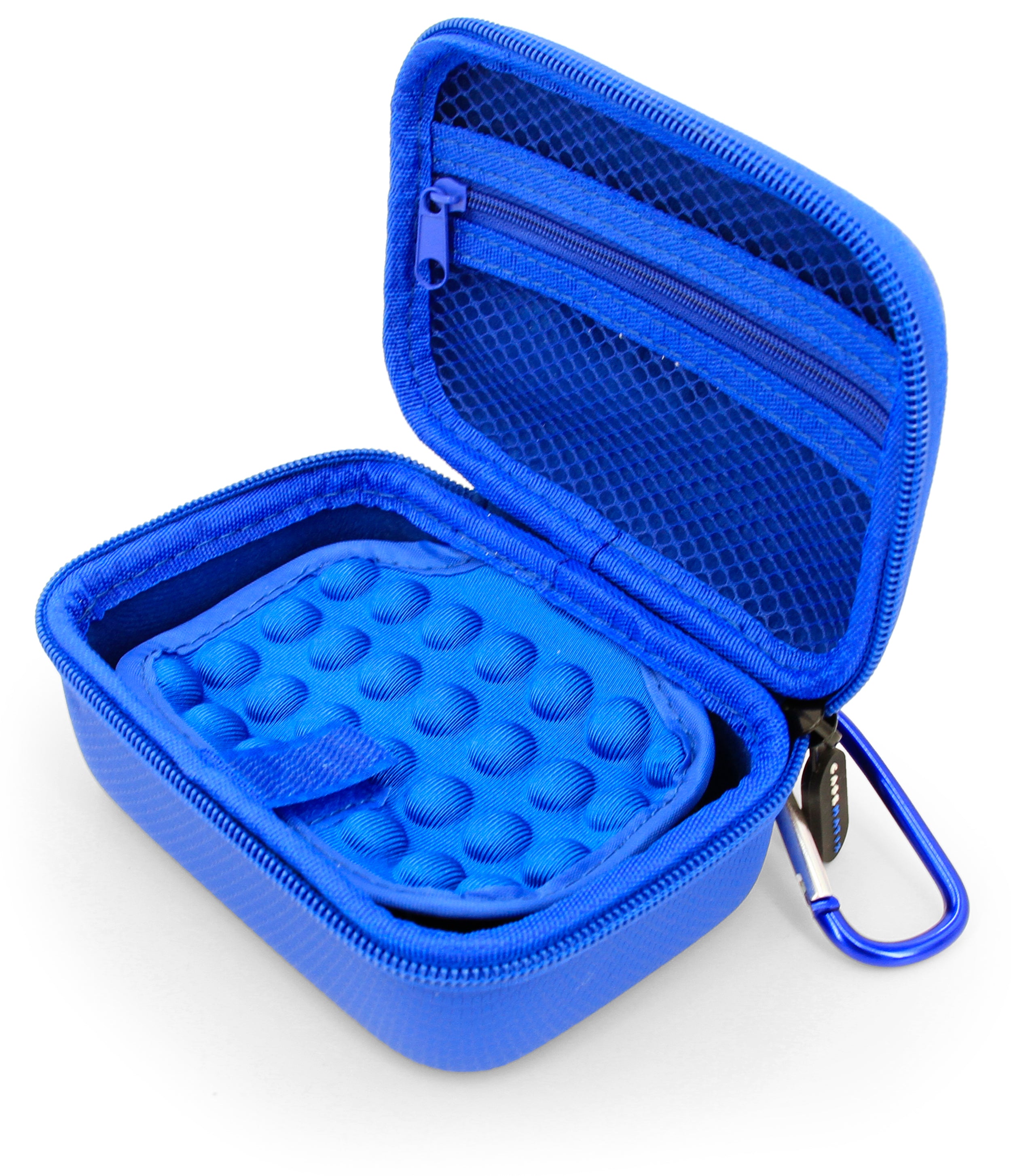 Travel Case Compatible with Beyblade Burst Battling Top Game Pieces and Accessories with Wrist Strap and Padded Divider Up to 4.75 Inches