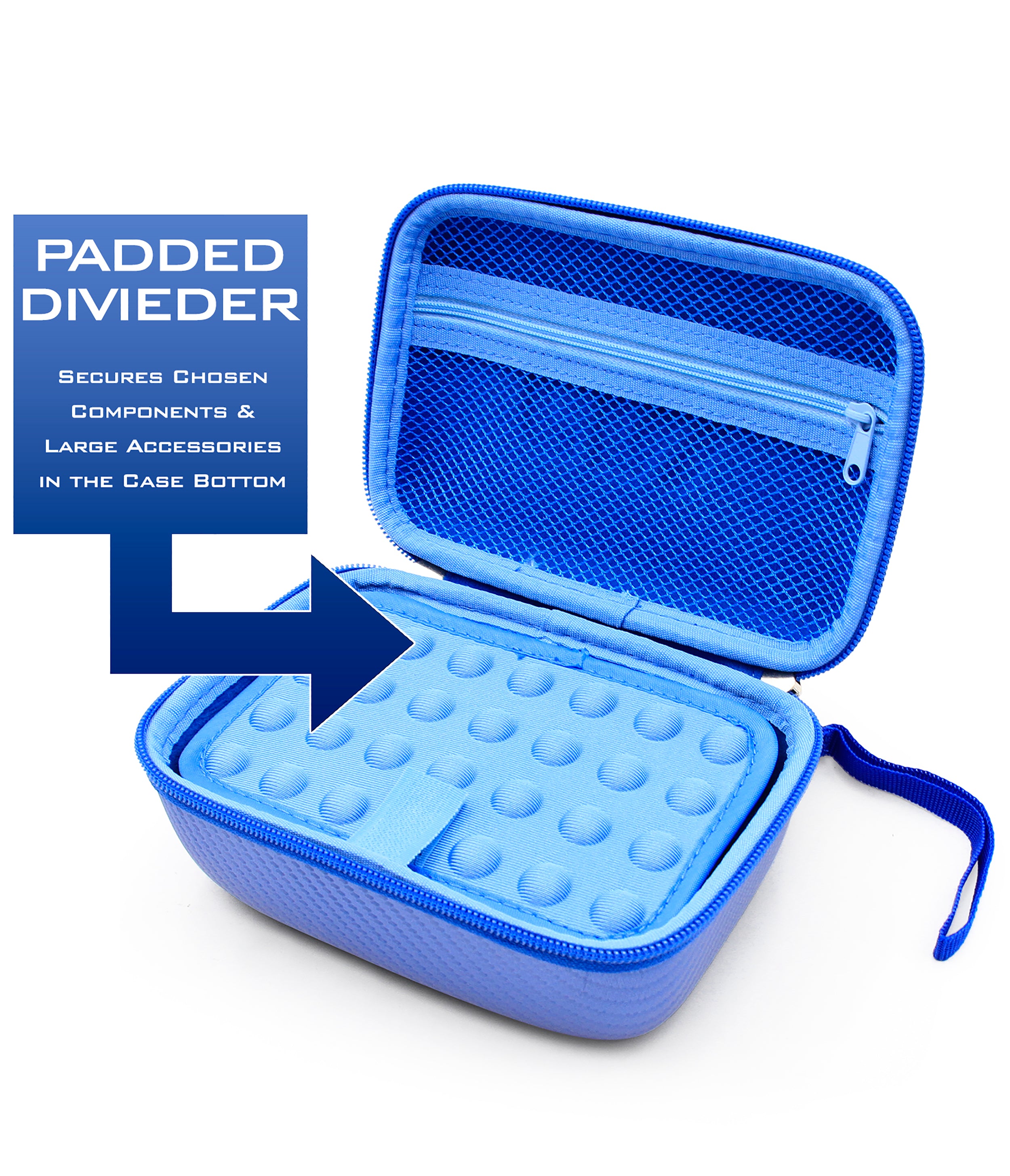 Toy Case Compatible with Really Rad Robots Fartbro Electronic Remote Control Farting Robot and Accessories in Blue Travel Case