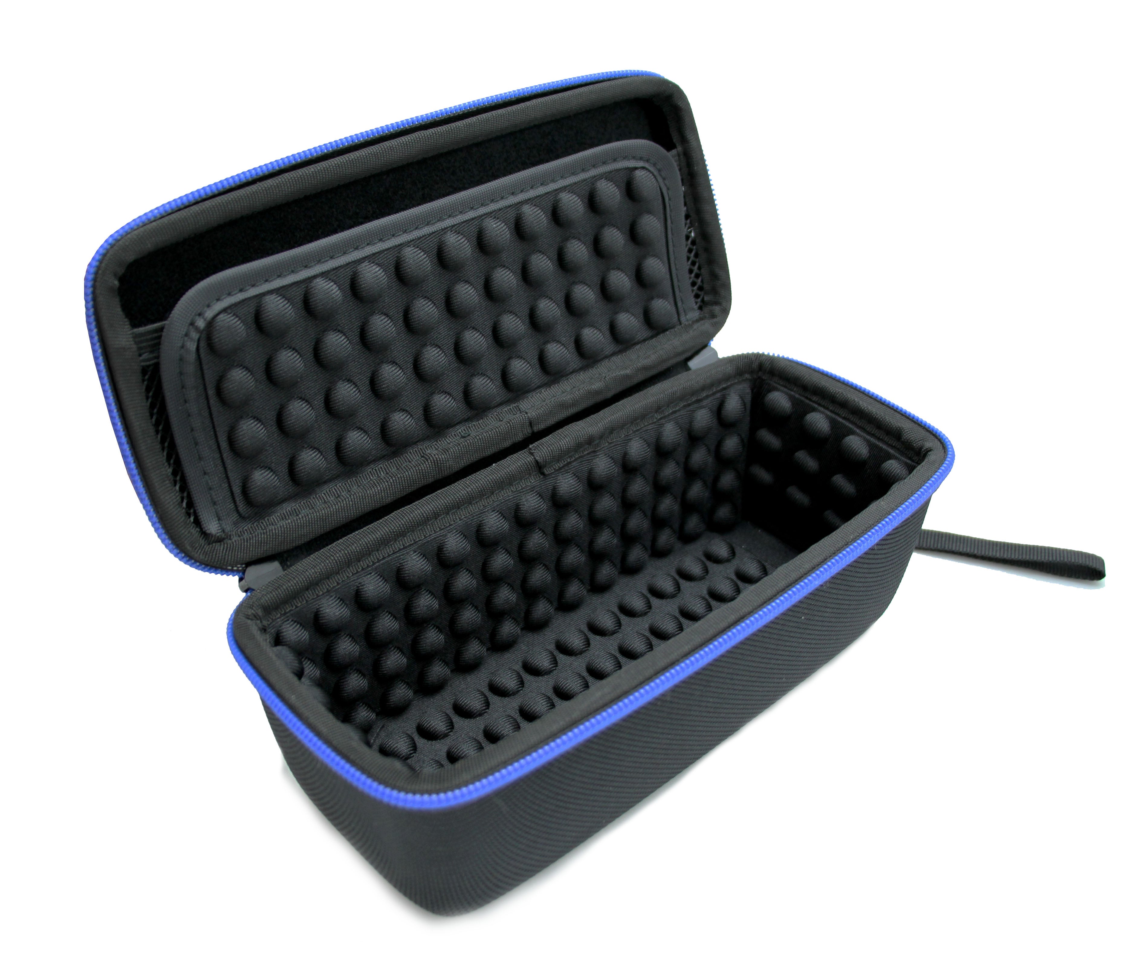 8.5" Hard Shell EVA Travel Case with Wrist Strap and Padded Divider - Fits Accessories up to 7.4" x 2.7" x 2.7"