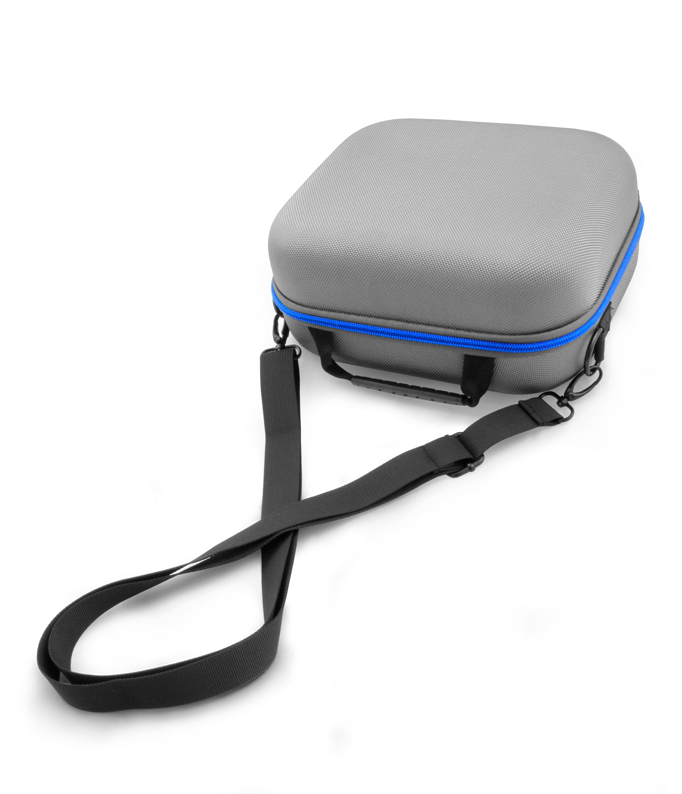 9.5" Hard Shell EVA Travel Case with Shoulder Strap and Padded Divider - Fits Accessories up to 8.5" x 7.5" x 2.5"