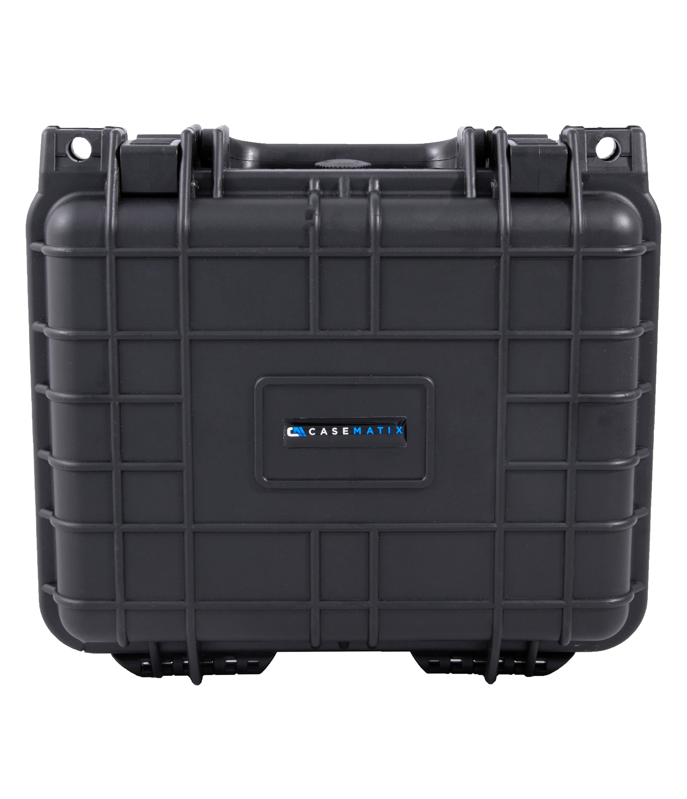 11" Waterproof Hard Travel Case - Crushproof Protection with Customizable Foam, Padlock Rings & Pressure Valve Technology