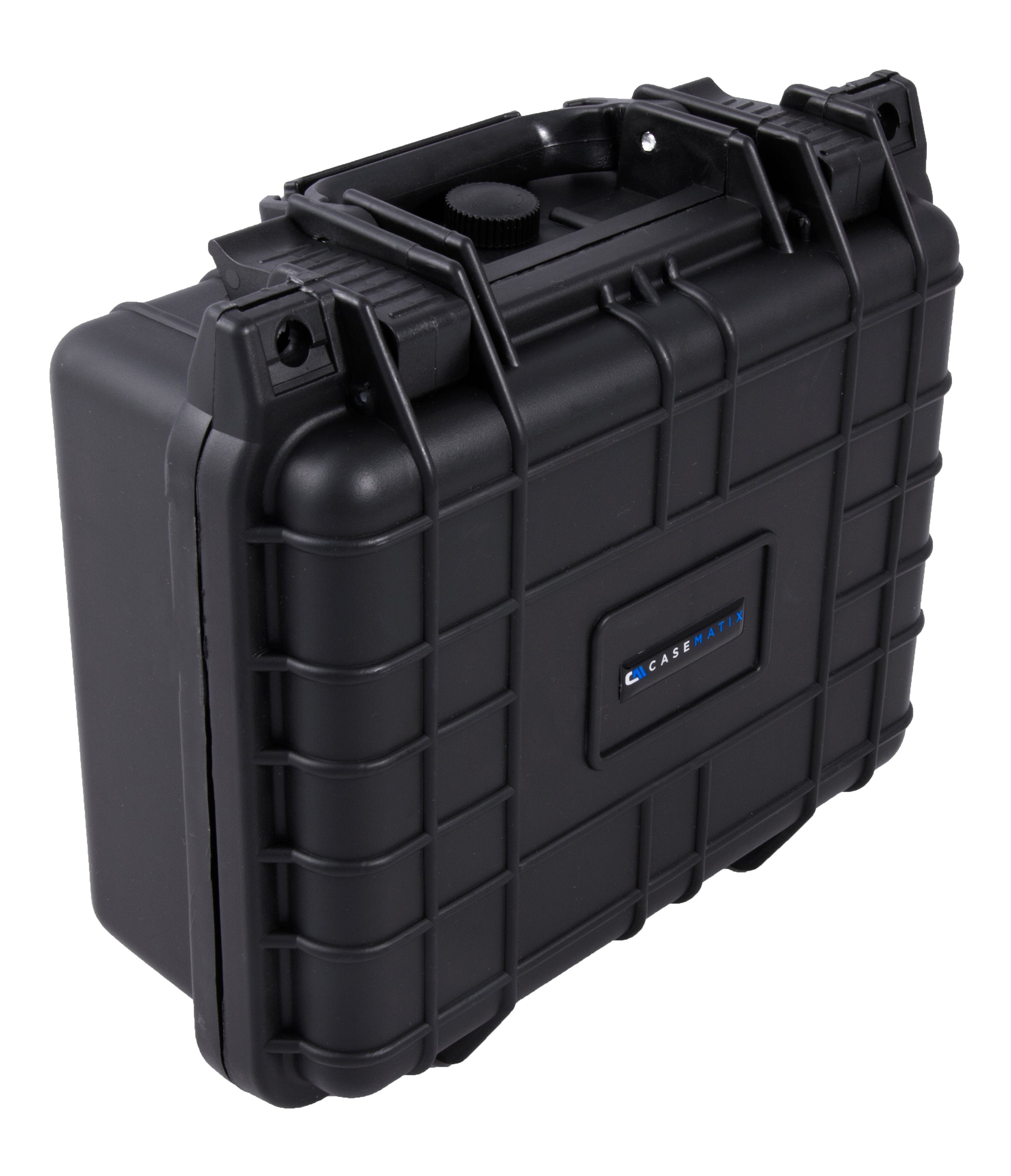 11" Waterproof Hard Travel Case - Crushproof Protection with Customizable Foam, Padlock Rings & Pressure Valve Technology