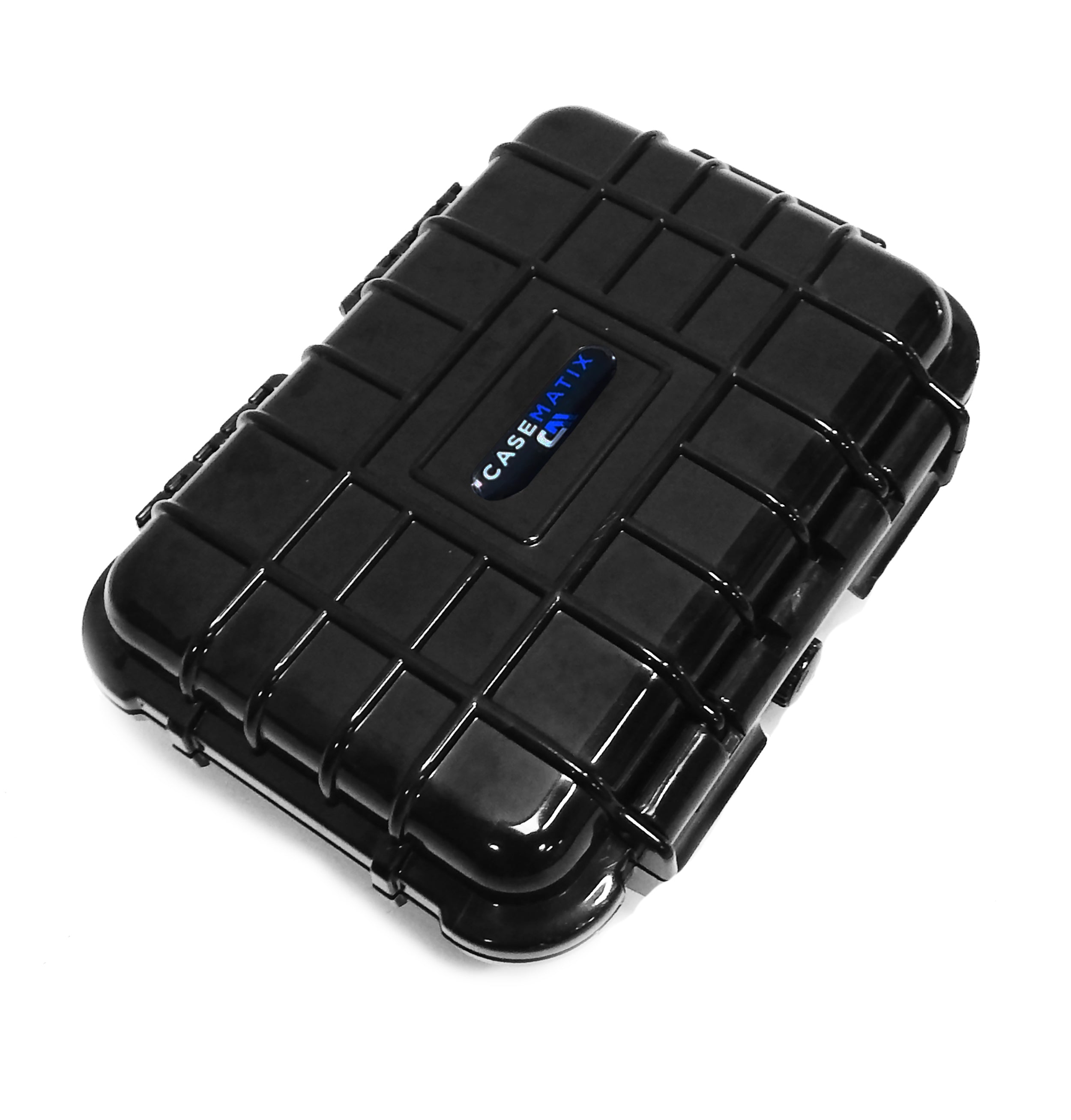 6.25" Waterproof Hard Travel Case with Rubber and Customizable Foam Interior - Fits Accessories up to 4.5" x 2.5" x 1.25"
