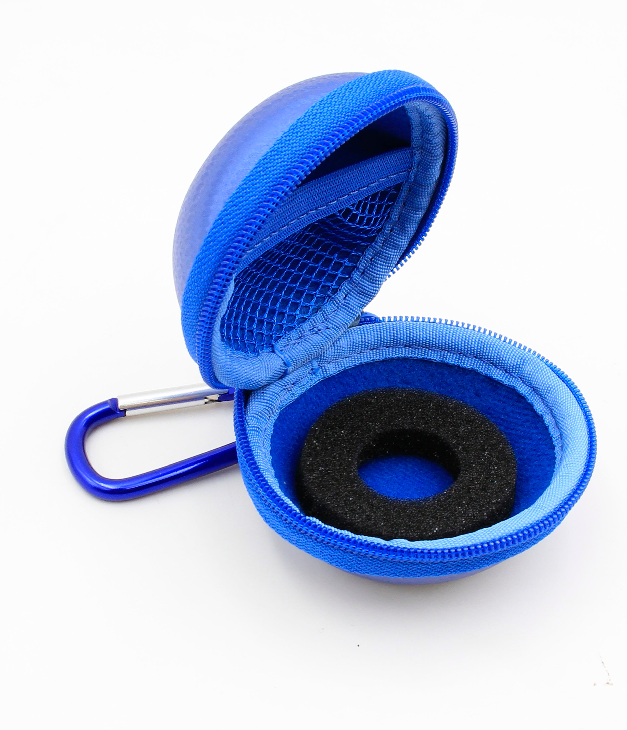 3" Hard Shell EVA Travel Case with Carabiner Clip - Fits Accessories up to 2.5" x 2.5" x 1"