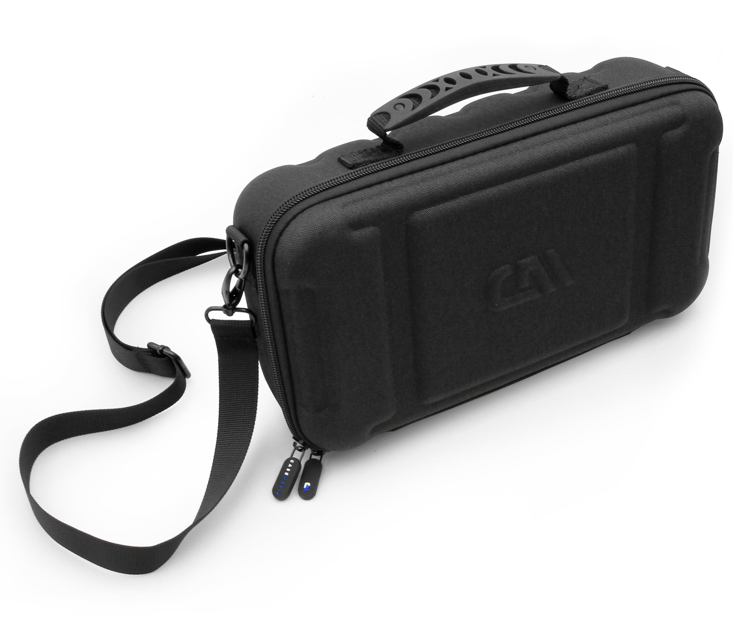 Hair Clipper Case Holds Three Electric Clippers, Hair Buzzers, Trimmers, T-finishers - Case For Barbers, Stylist and Hair Accessories
