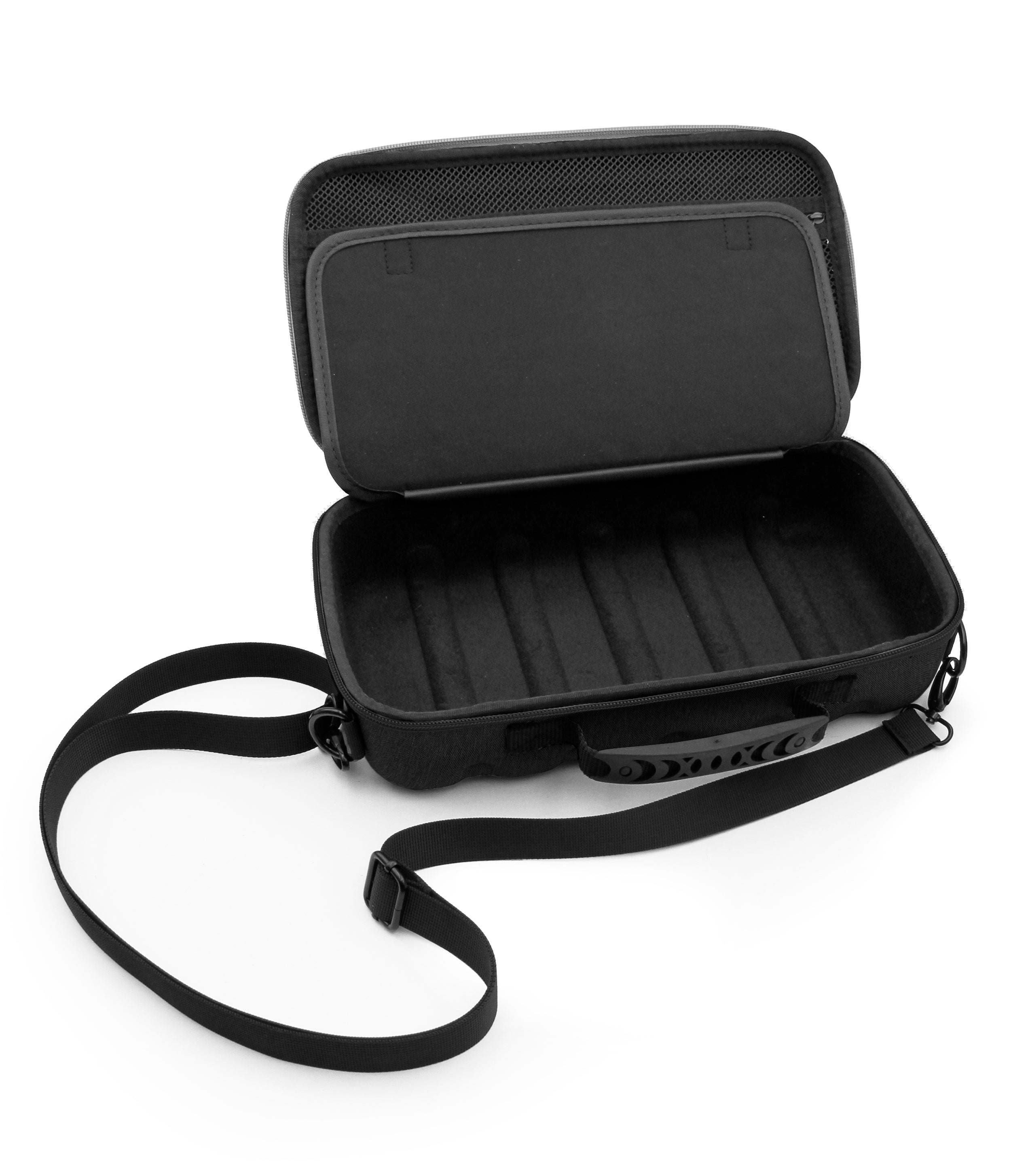 Hair Clipper Case Holds Three Electric Clippers, Hair Buzzers, Trimmers, T-finishers - Case For Barbers, Stylist and Hair Accessories