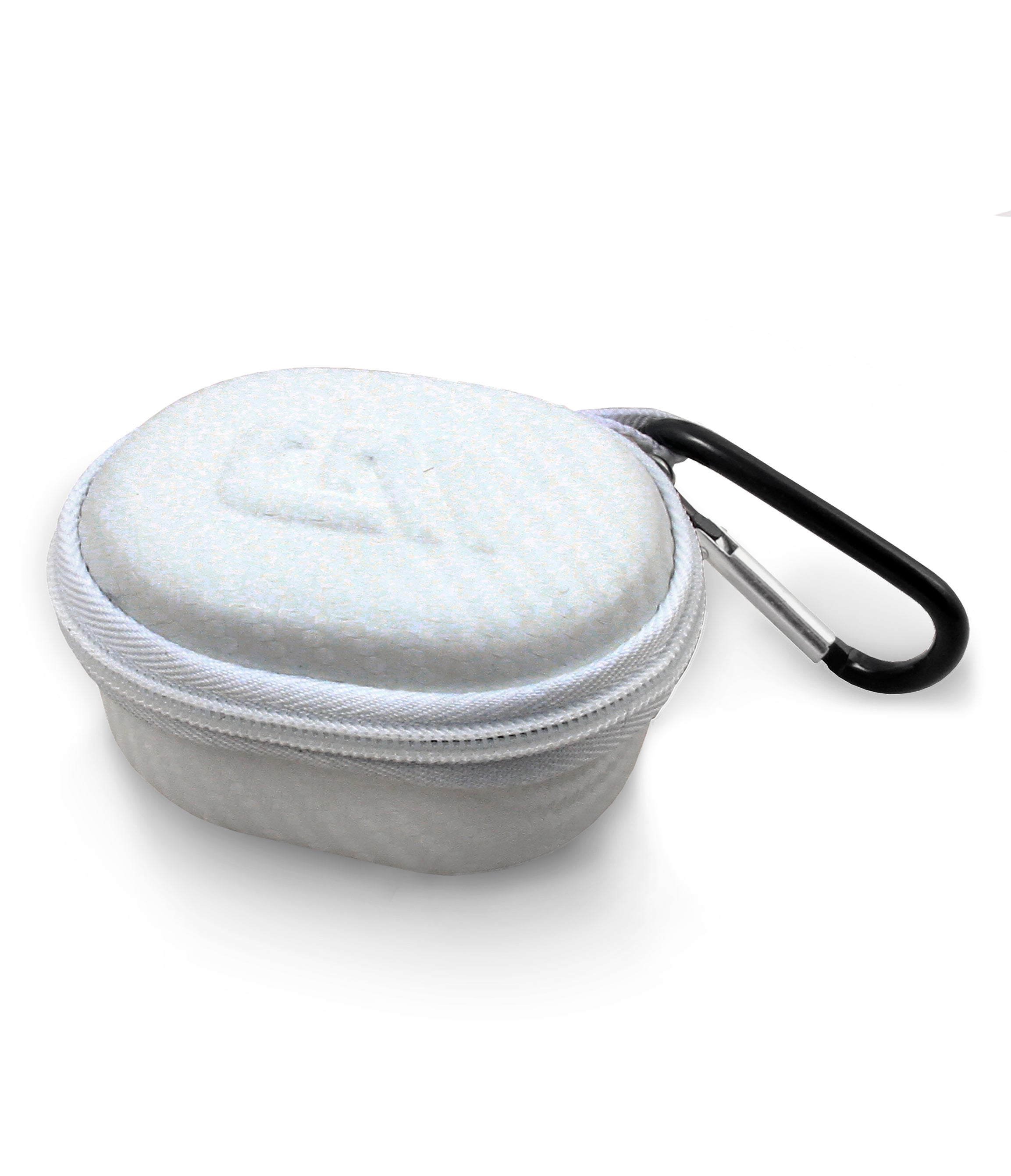 3.25" Hard Shell EVA Travel Case with Carabiner Clip - Fits Accessories up to 3" x 1.75" x 1.5"