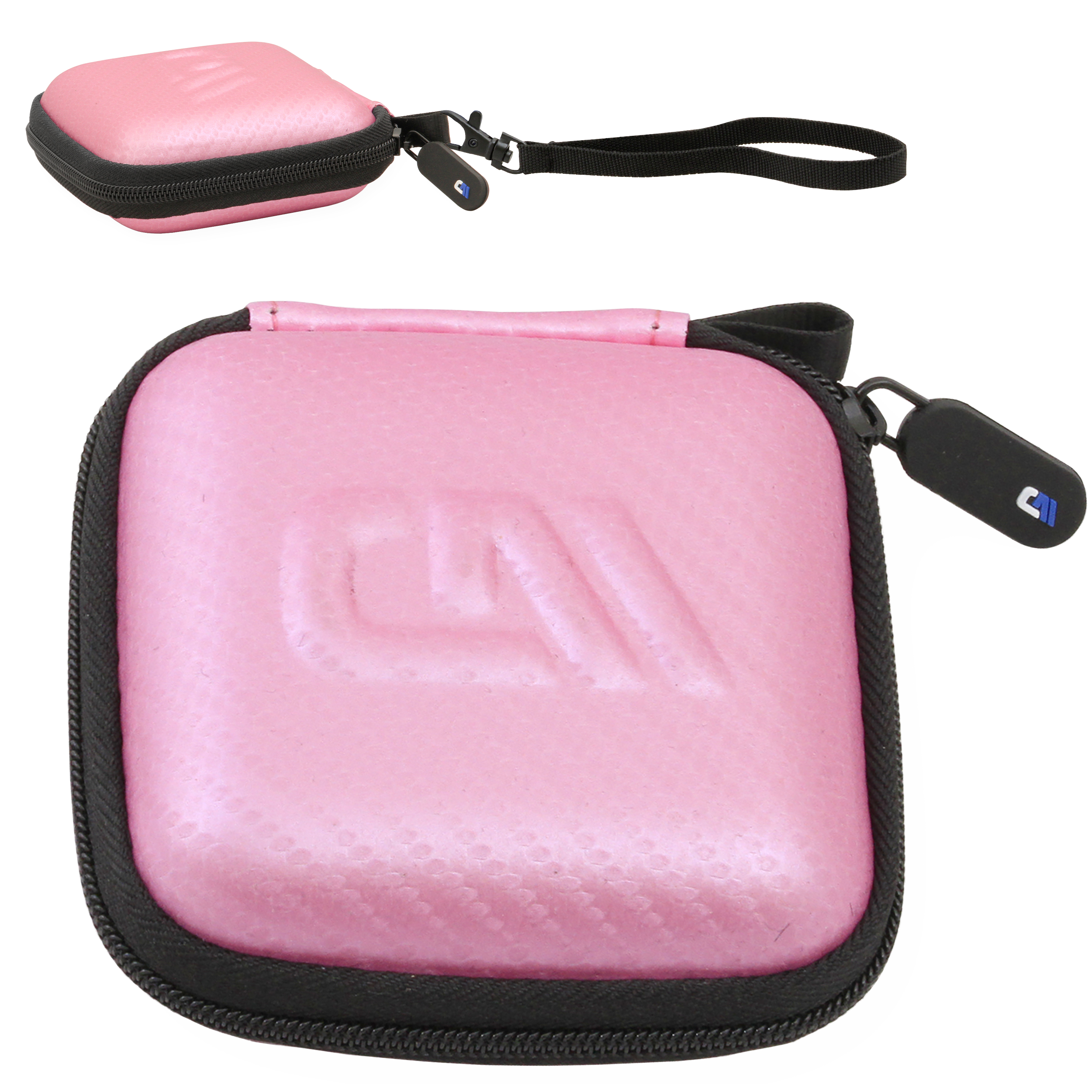 3.5" Hard Shell EVA Travel Case with Wrist Strap - Fits Accessories up to 3" x 3" x 1.2"