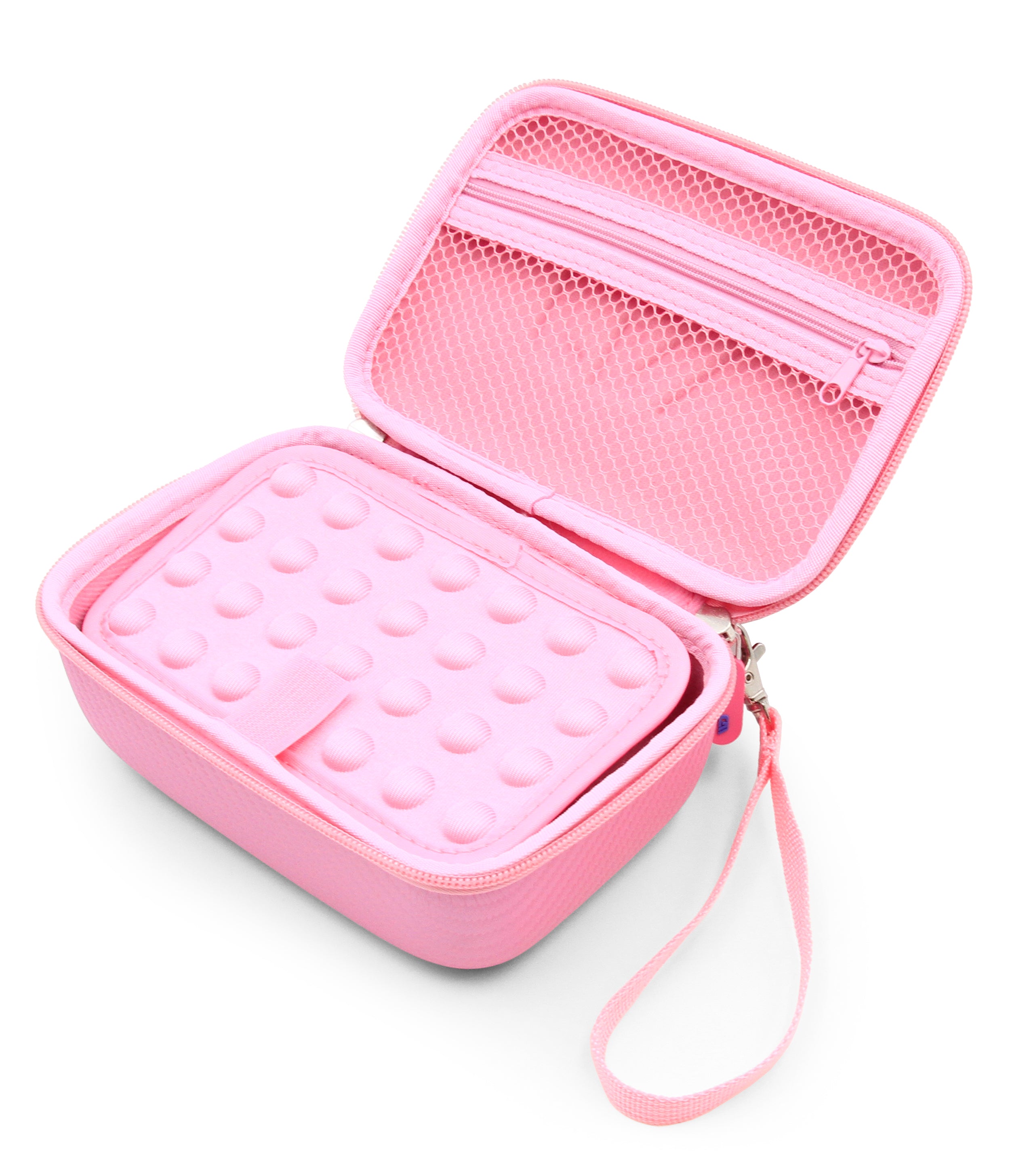 Travel Case with Wrist Strap for Blinger Deluxe Set, Blinger Refill Gems and More Hair Jewels and Nail Glam Childrens Accessories, Case Only