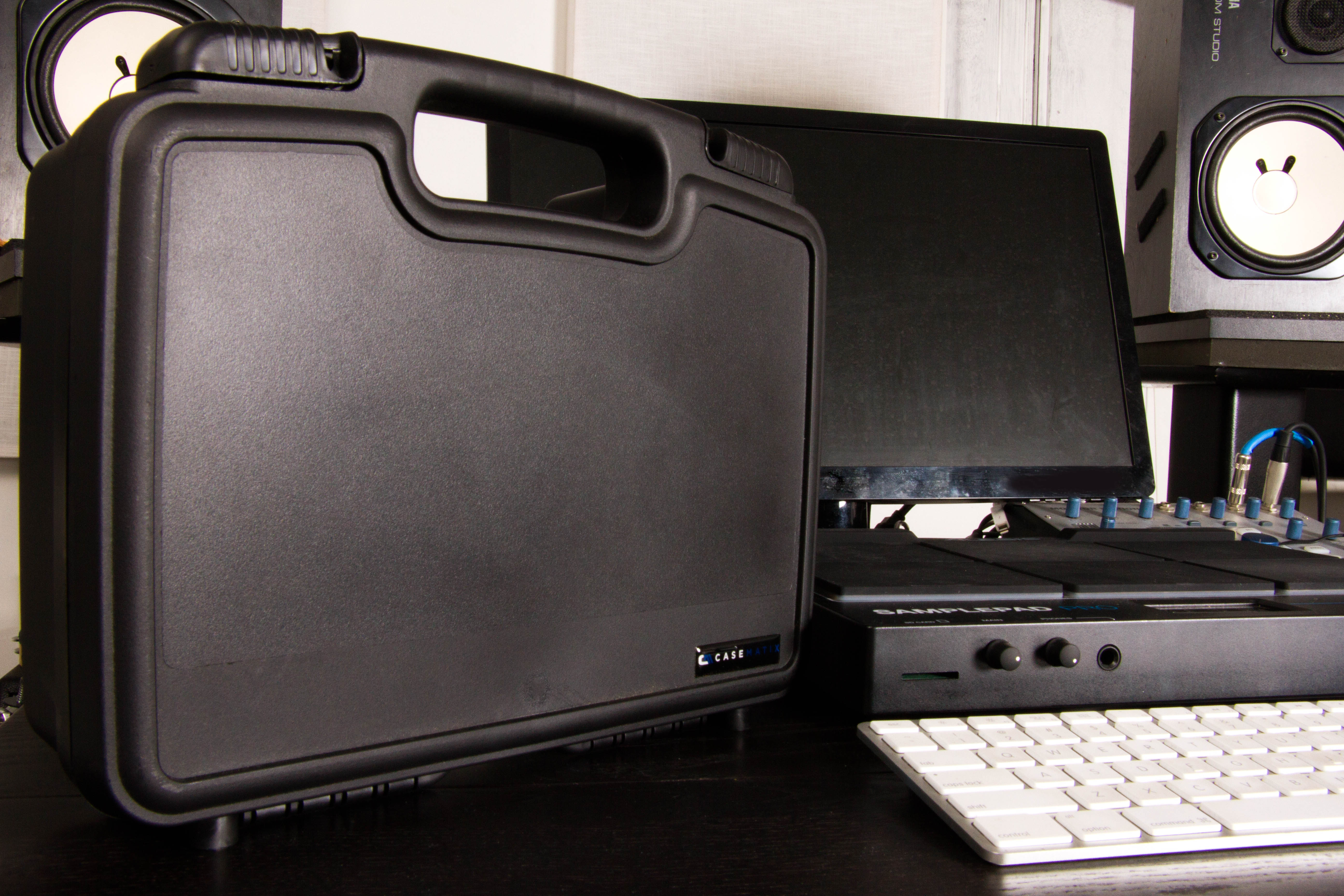 Handheld Recorder Storage Case Compatible with Tascam DR-05x/DR-40x Recorders - Customizable Foam Interior with Tri-Layer Protection - Case Only