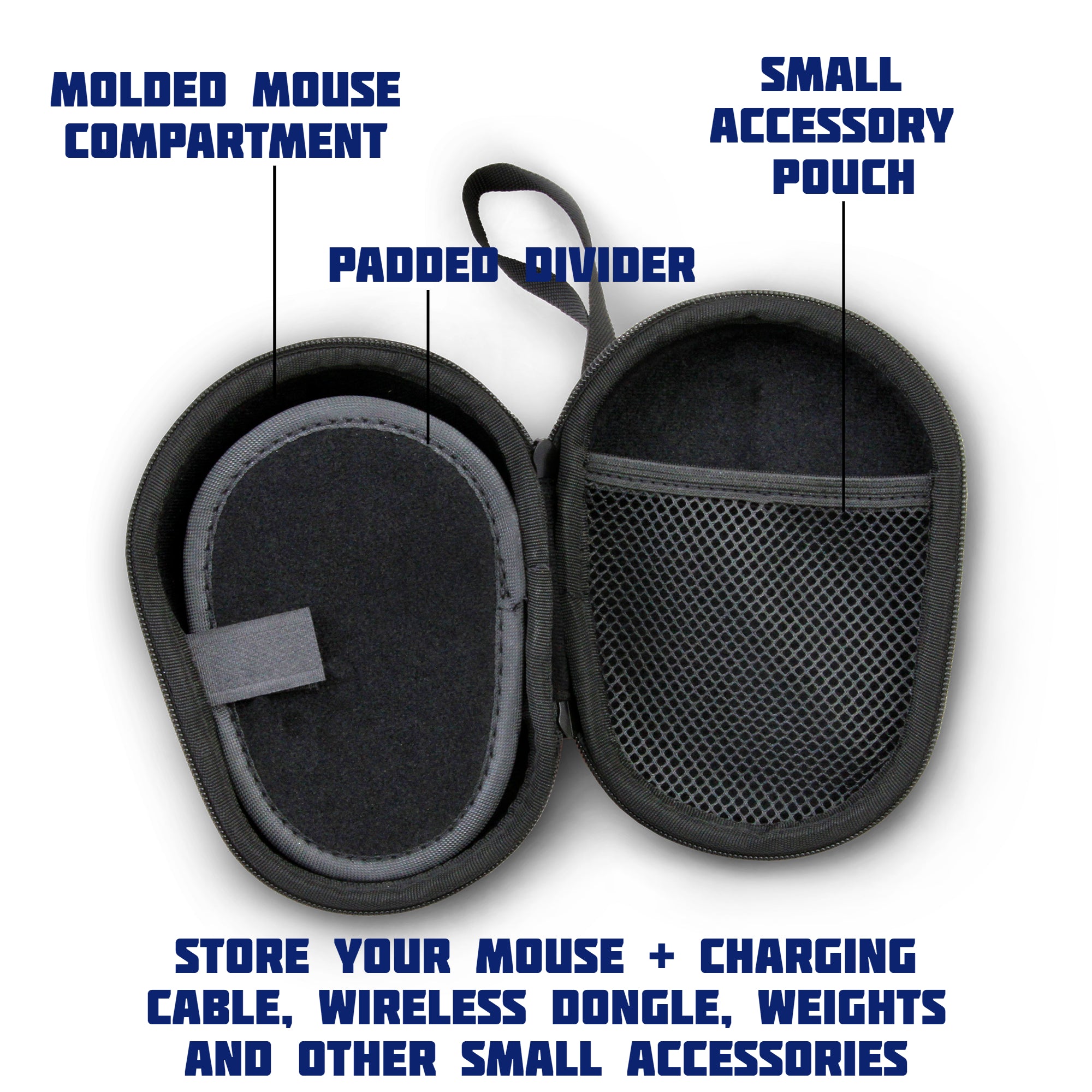 Mouse Case for Gaming Mice Compatible with Logitech G Pro, MX Master 3, Razer Basilisk X, Mamba, DeathAdder Elite, Naga Trinity & More